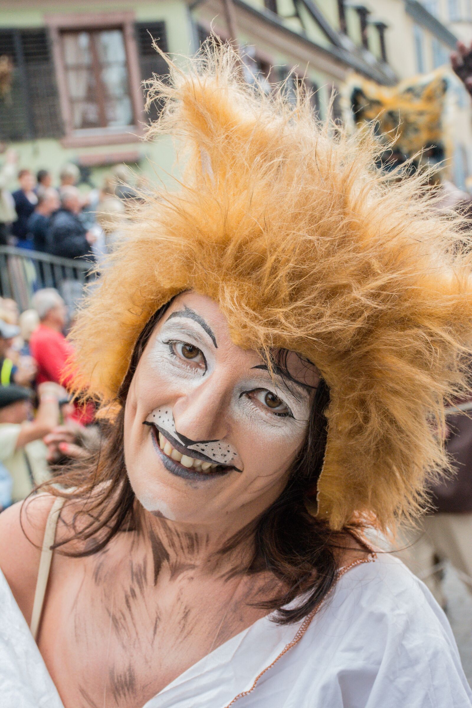 Nikon D7100 sample photo. Lioness, woman, smile photography