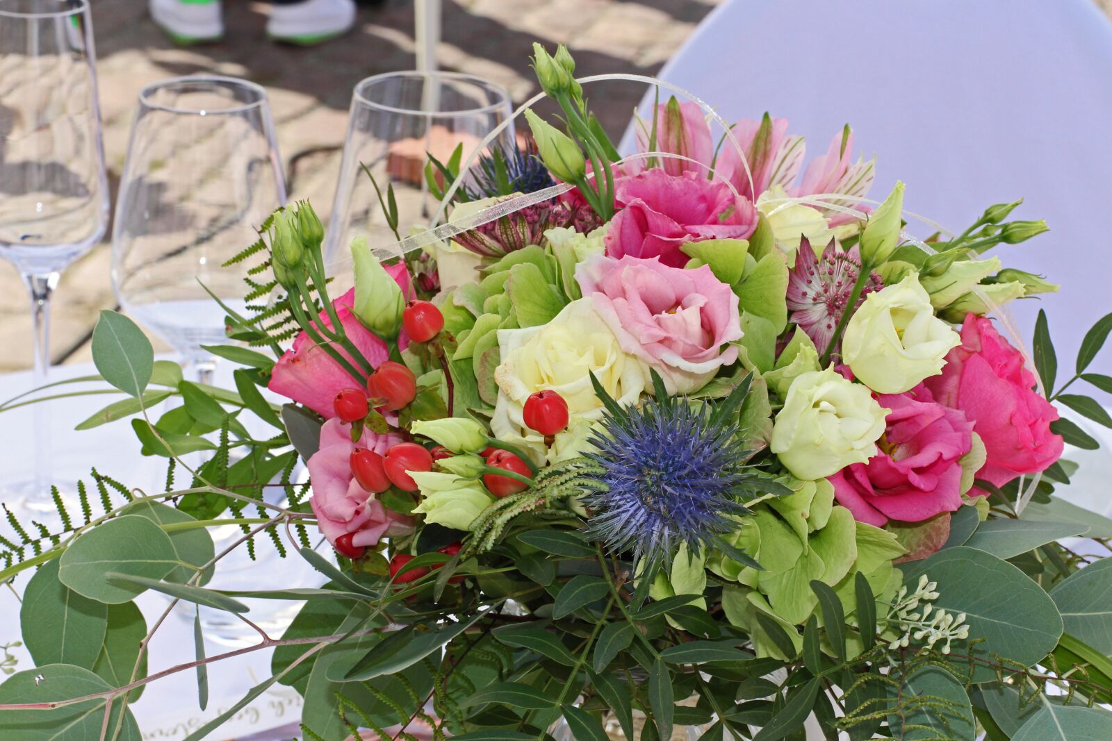 Canon EOS 700D (EOS Rebel T5i / EOS Kiss X7i) sample photo. Gedeckter table, table decorations photography