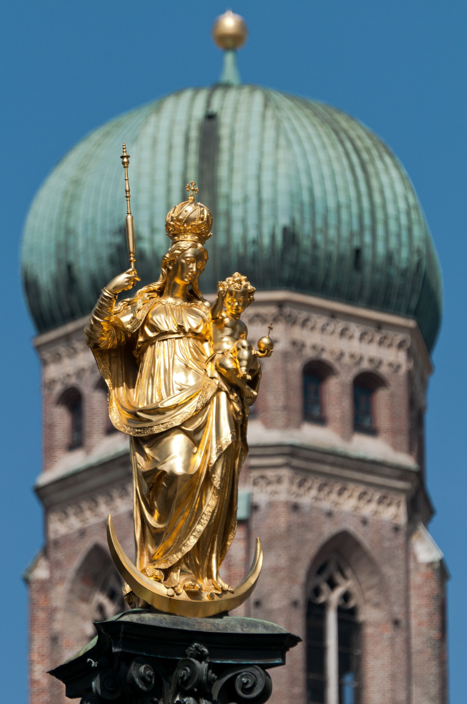 Nikon D300 sample photo. Munich, frauenkirche, marienplatz photography