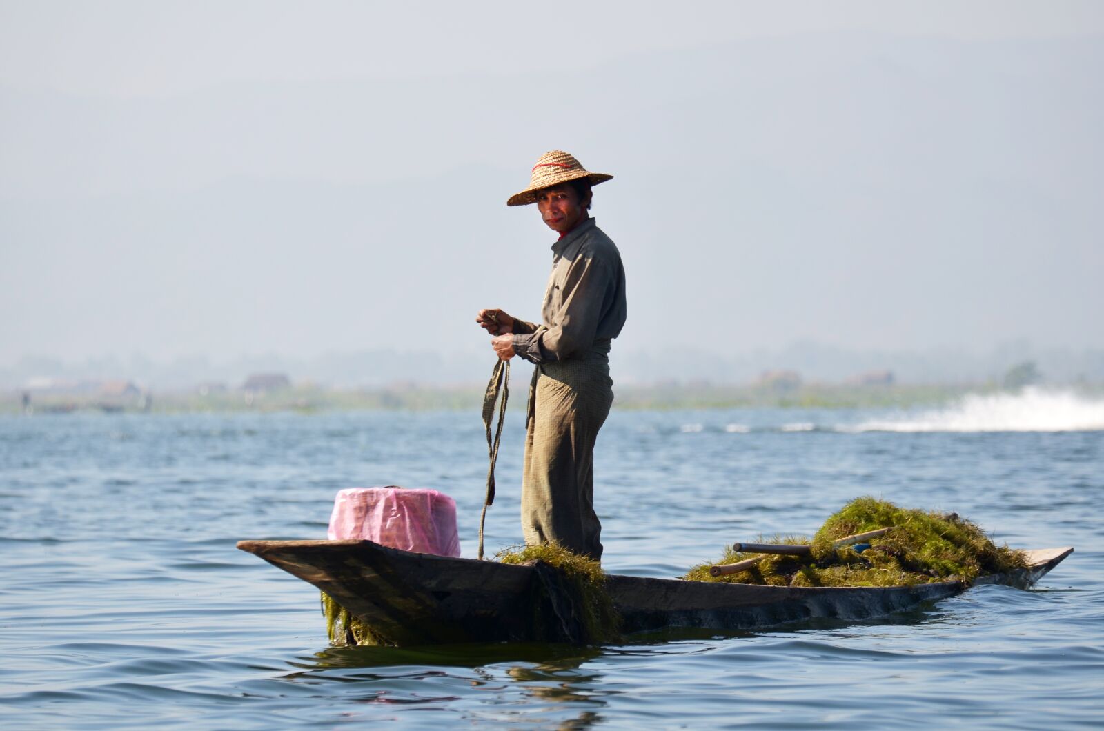 Nikon D7000 sample photo. Fisherman, inlesee, inle lake photography