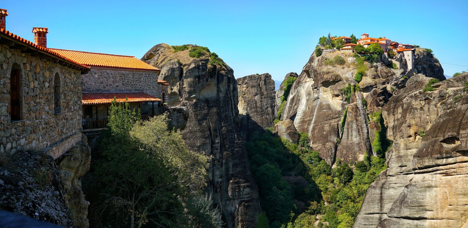 Sony a7R II + Sony FE 24-70mm F2.8 GM sample photo. Meteora, greece, monastery photography