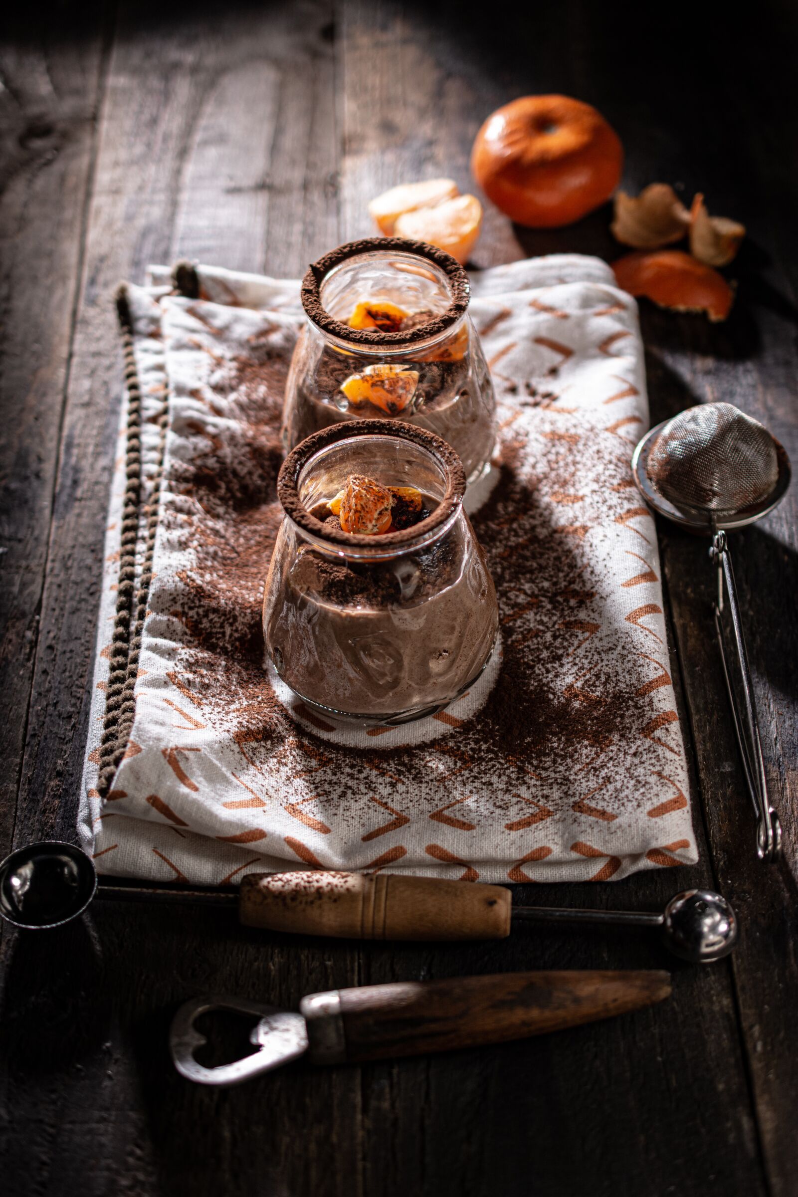 Nikon D7200 sample photo. Chocolate desert, food, mandarin photography
