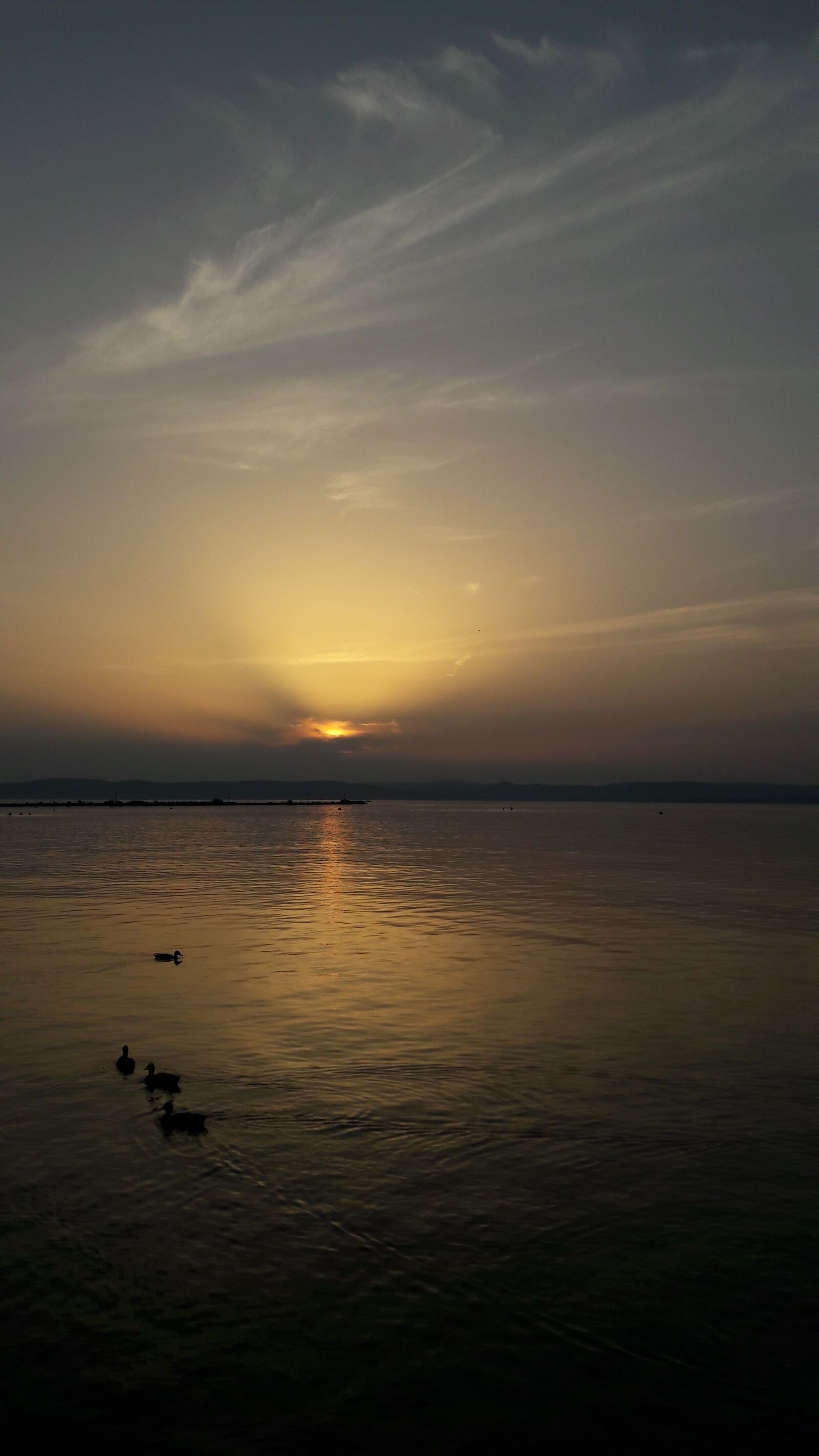 Samsung Galaxy A5(2016) sample photo. Landscape, lake balaton, sunset photography