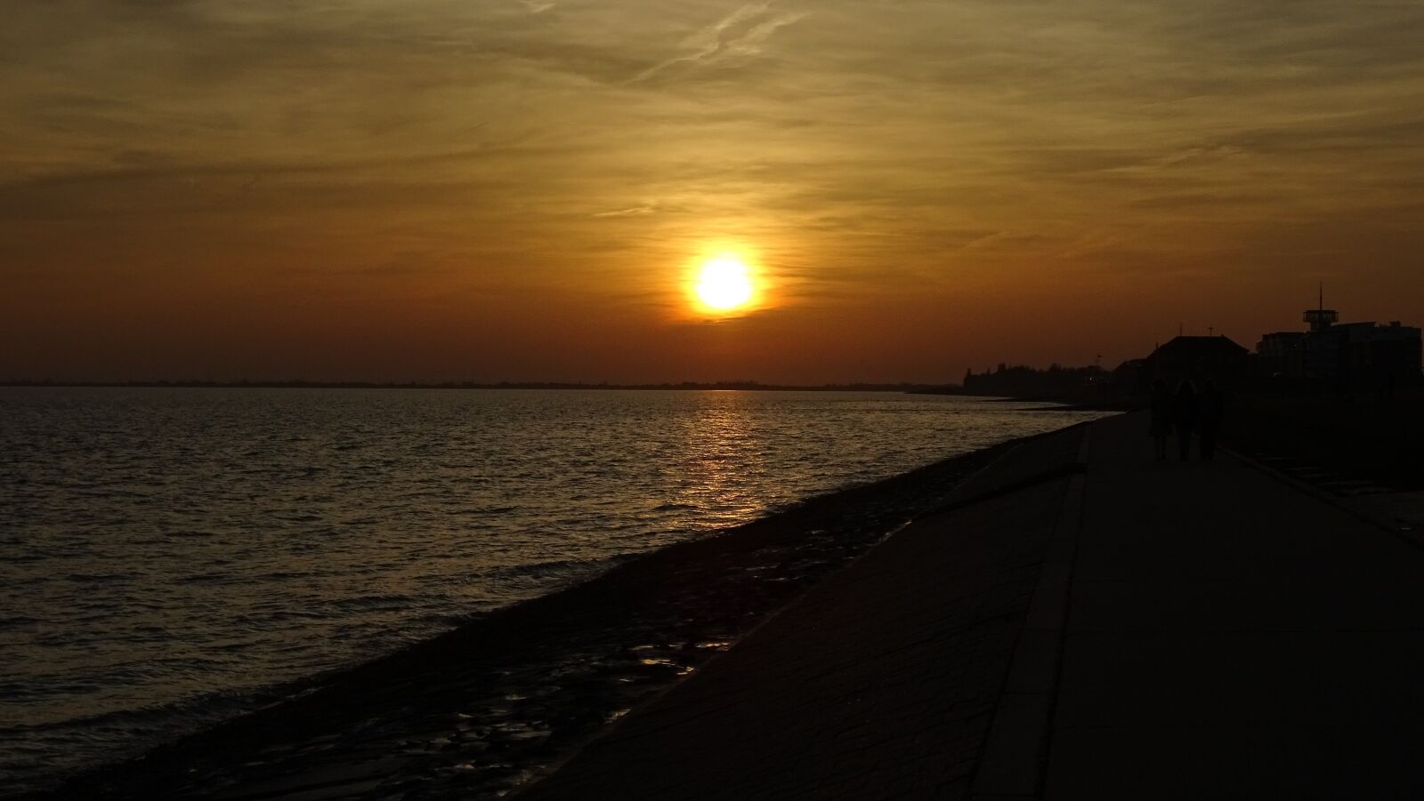 Sony Cyber-shot DSC-HX400V sample photo. Sunset, sea, wilhelmshaven photography