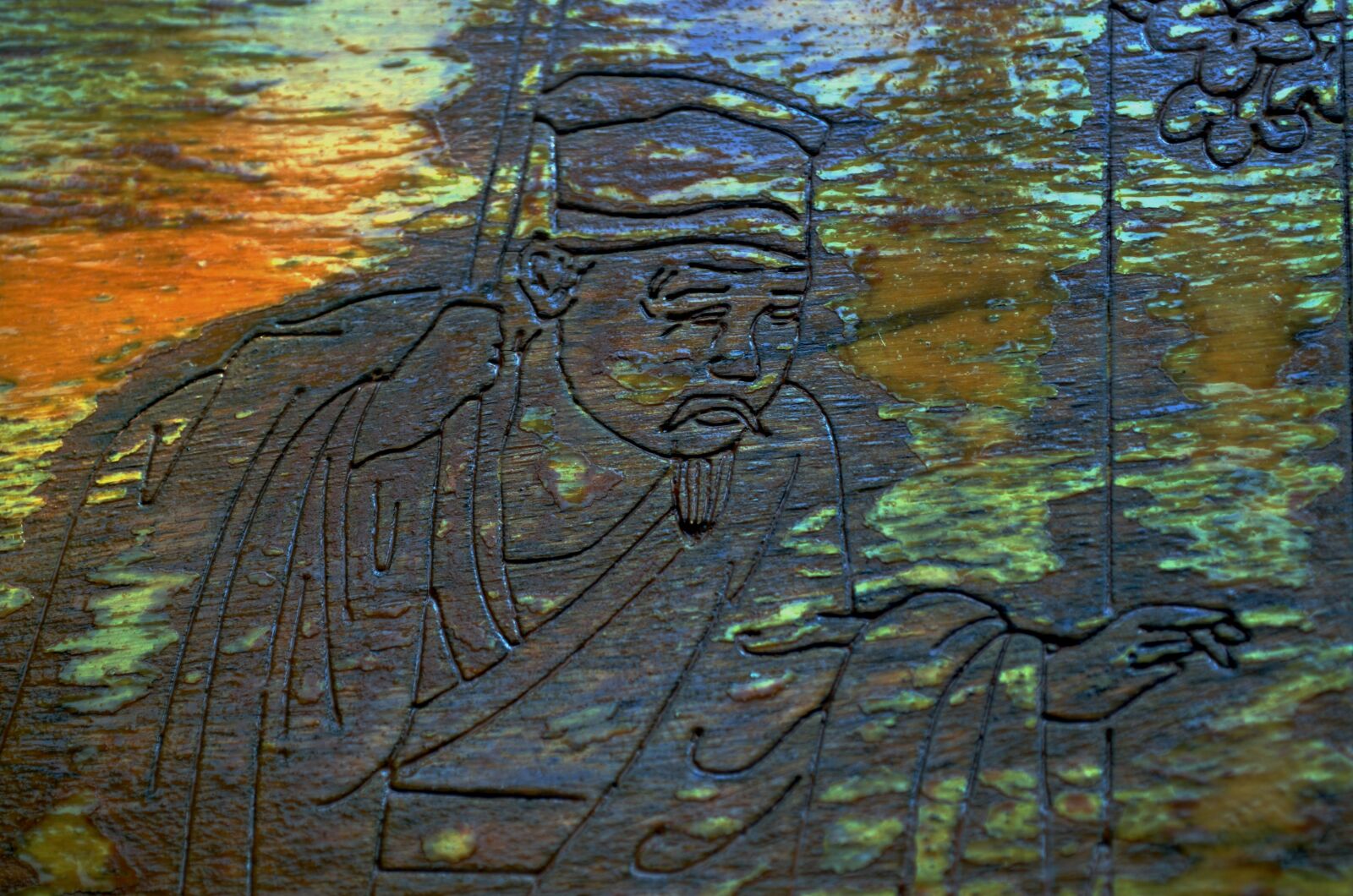 Nikon D5100 sample photo. Carving, wood, picture photography