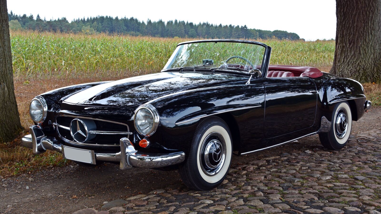 Nikon D5200 sample photo. Mercedes 190 sl, oldtimer, classic photography