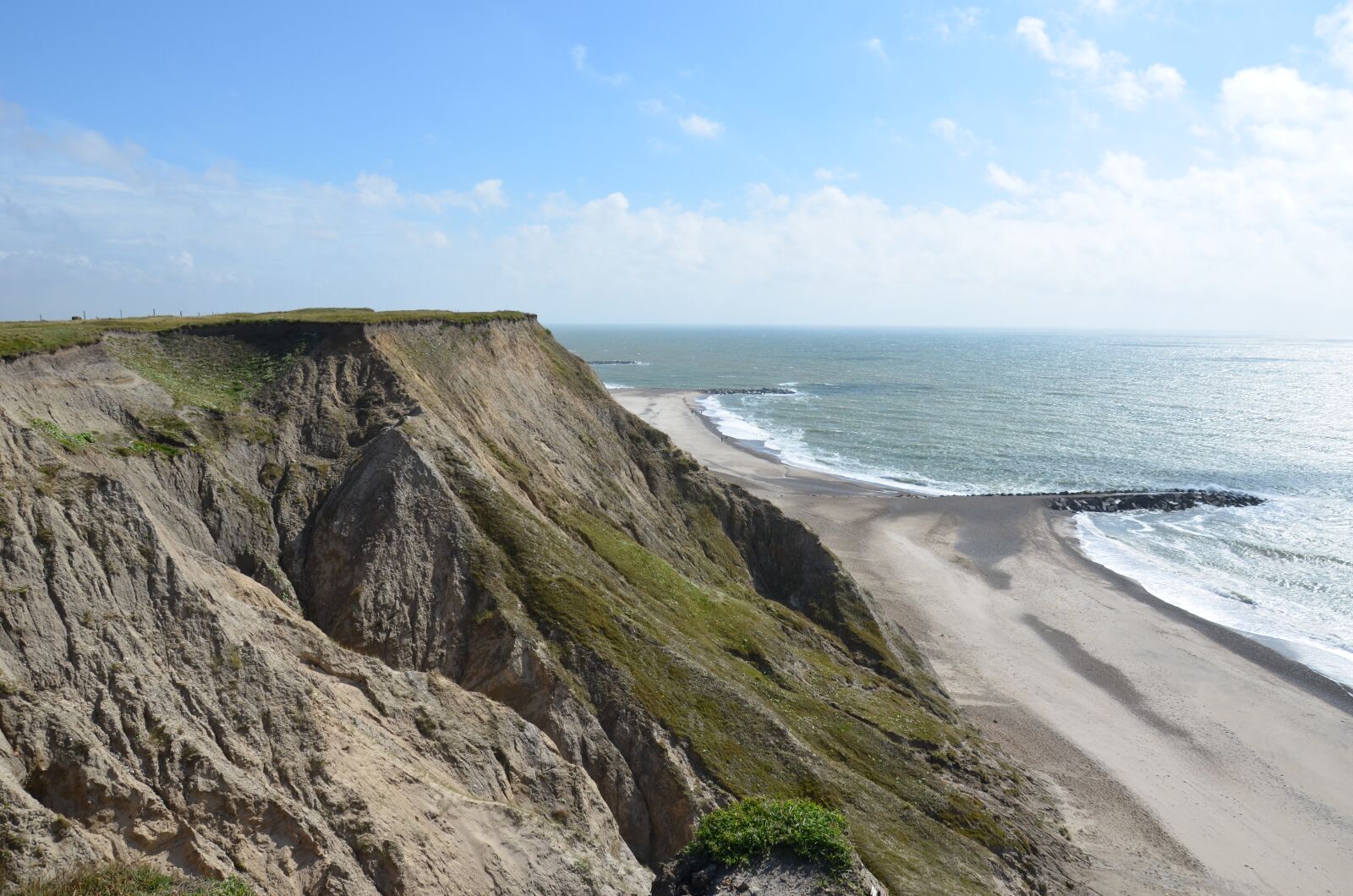 Nikon D5100 sample photo. Denmark, cliff, north sea photography