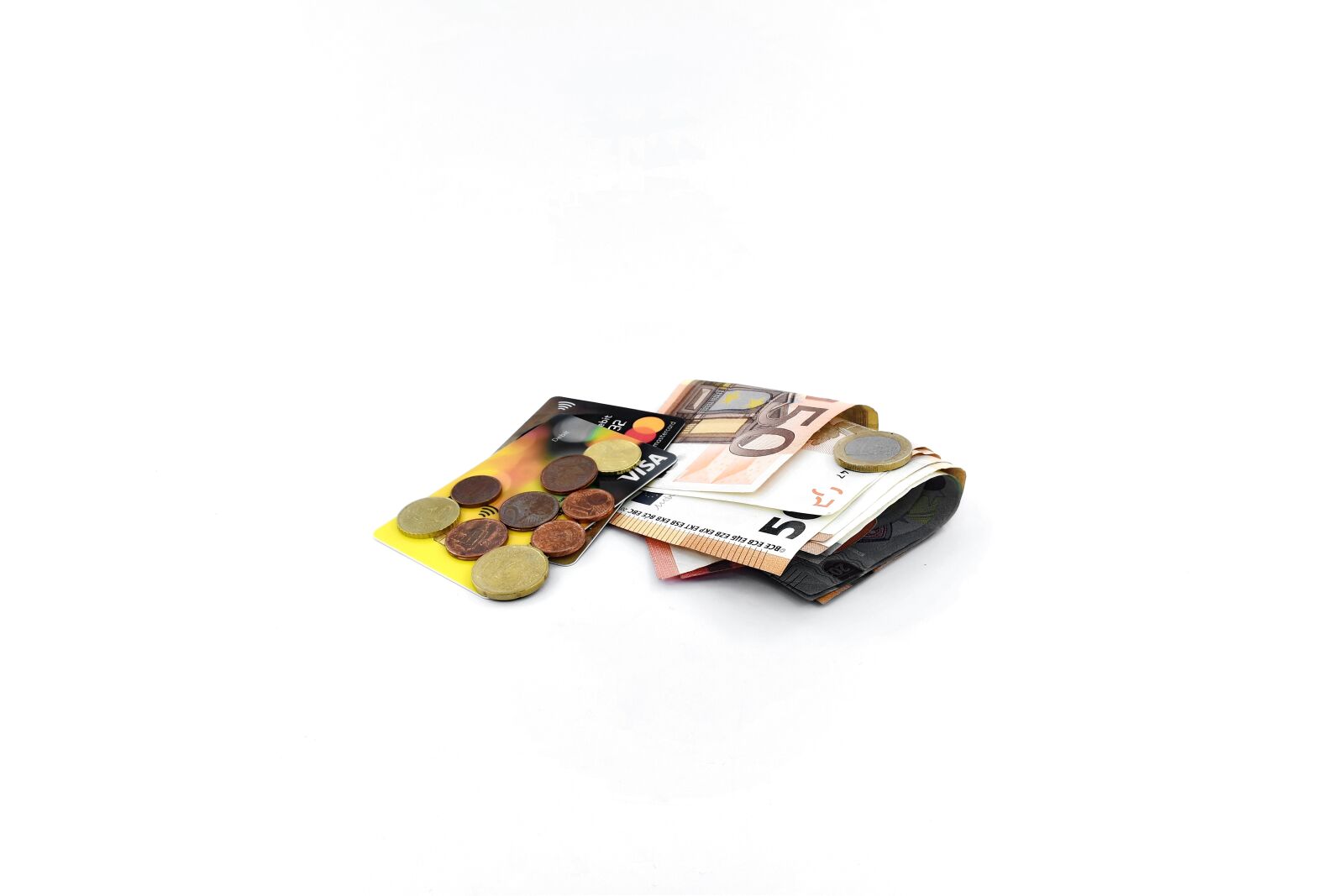 Nikon D5500 sample photo. Coins, credit, inflation, investment photography