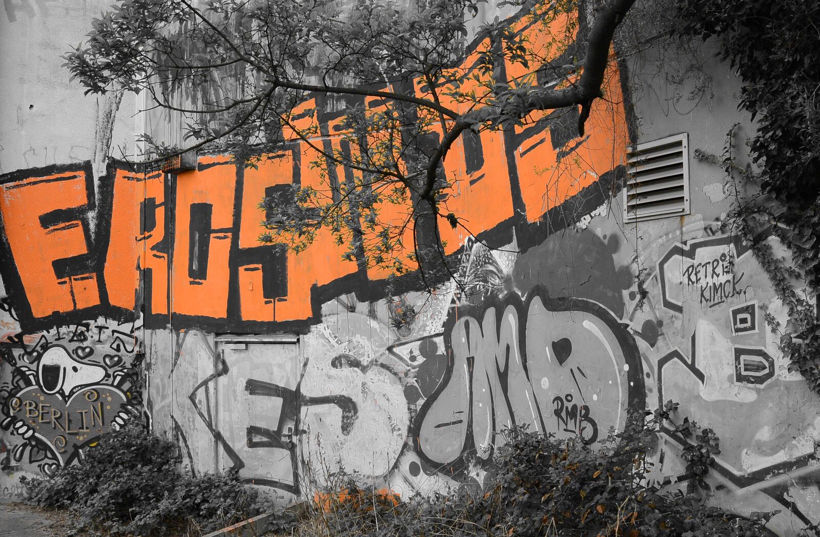 Nikon 1 Nikkor 11-27.5mm F3.5-5.6 sample photo. Graffiti, street art, urban photography