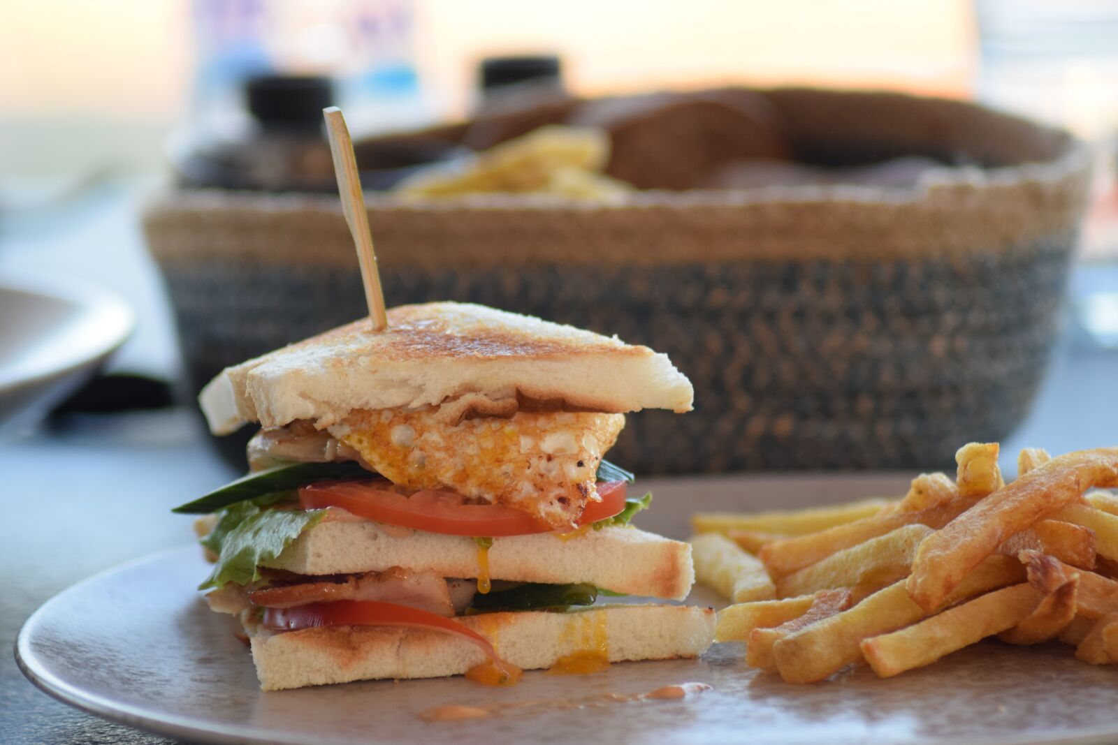 Nikon D3300 sample photo. Breakfast, toast, french fries photography