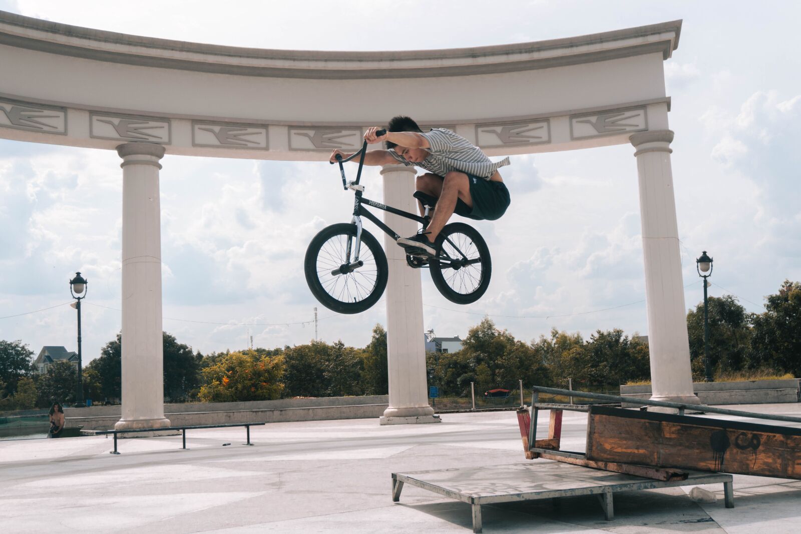 Sony a6300 sample photo. Bmx, jumps, bike photography