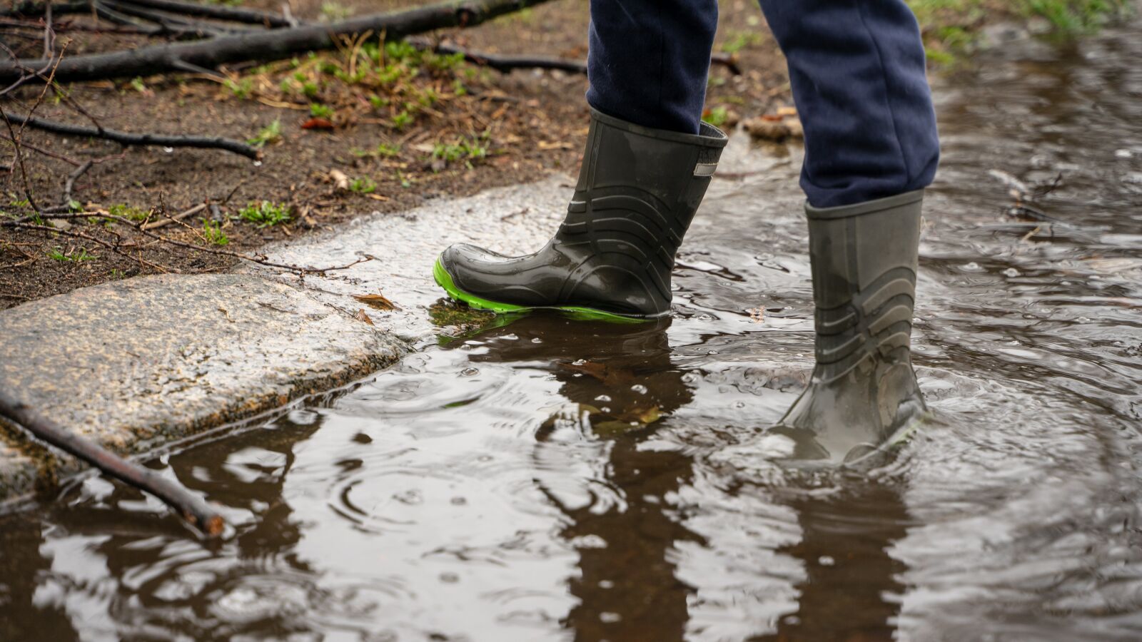 Tamron 28-75mm F2.8 Di III RXD sample photo. Boy, rain boots, girl photography