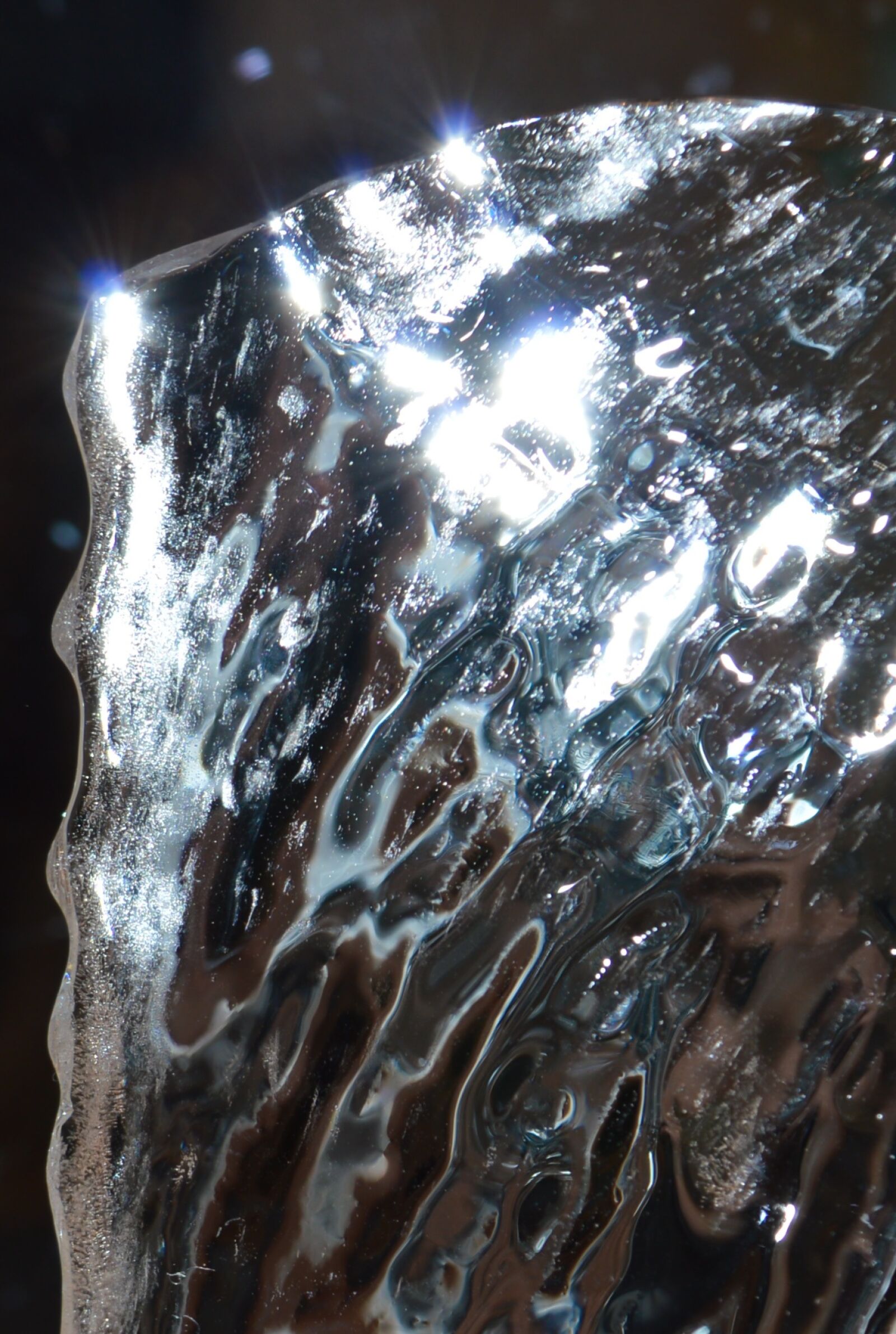 Nikon D3200 sample photo. Ice, glass, winter photography