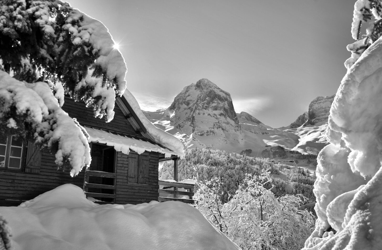 Nikon D700 sample photo. Mountain, snow, winter photography