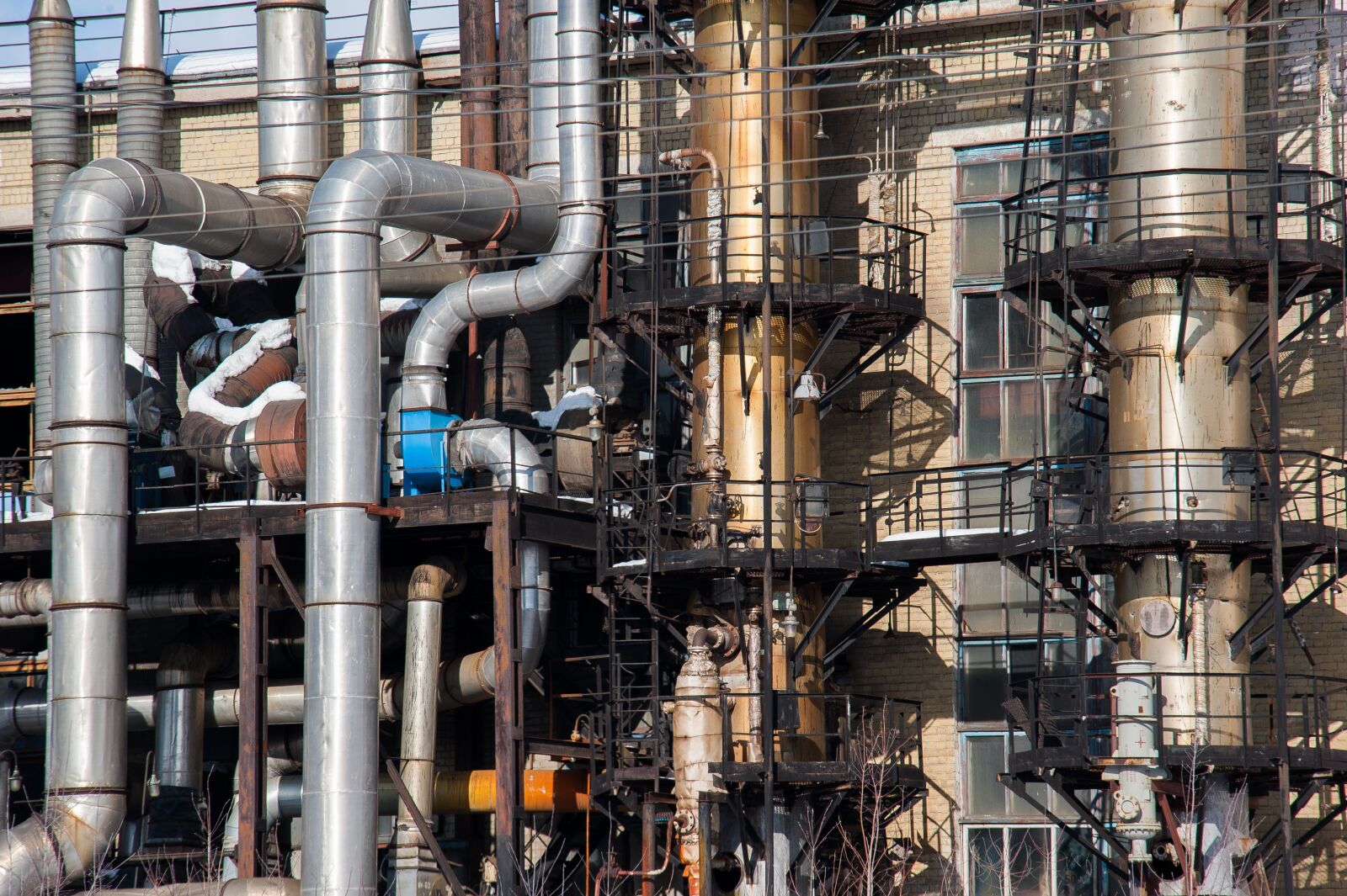 Nikon D700 sample photo. Industry, mill, trumpet photography