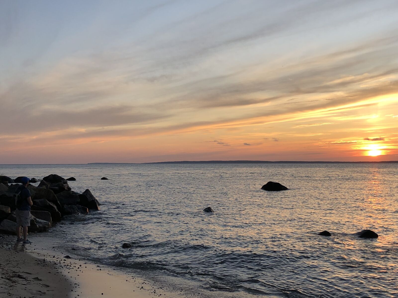 Apple iPhone X sample photo. Martha's, vineyard, sunrise photography