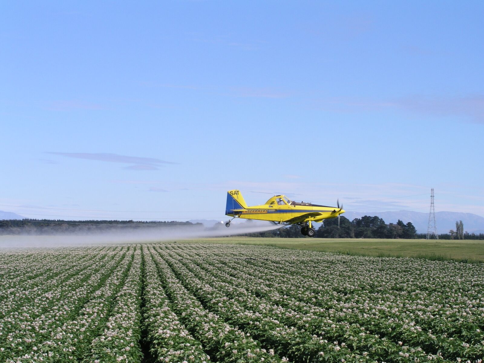 Olympus C5050Z sample photo. Spray, plane, agriculture photography