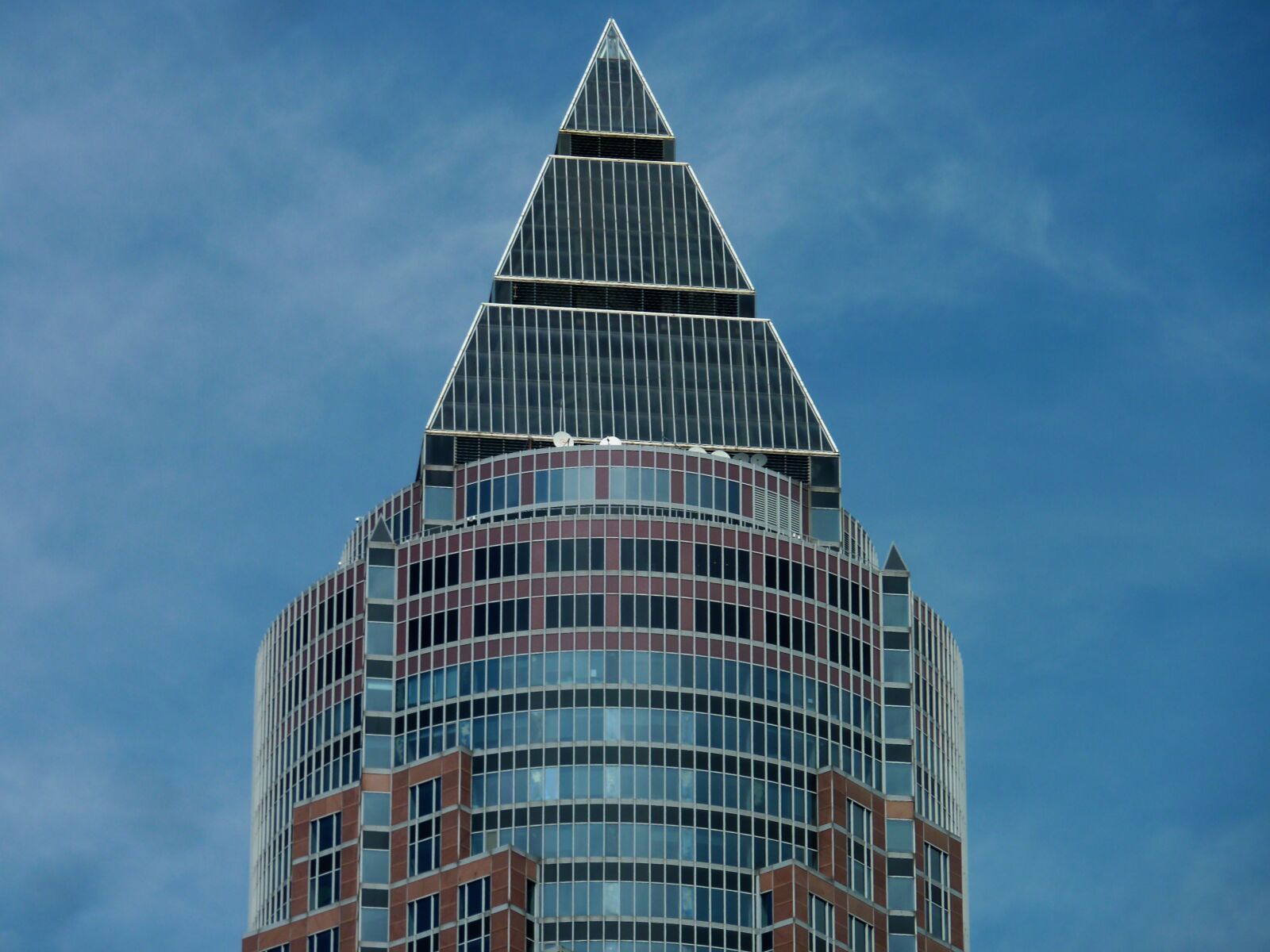 Panasonic DMC-TZ7 sample photo. Skyscraper, frankfurt, building photography