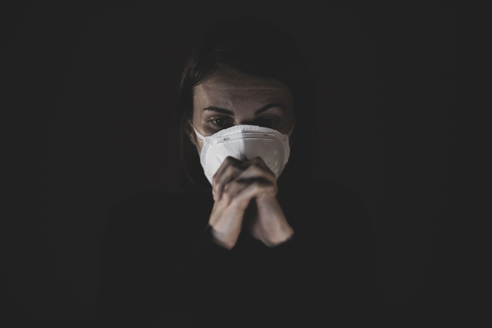 Canon RF 85mm F1.2L USM sample photo. Prayer, coronavirus, mask photography