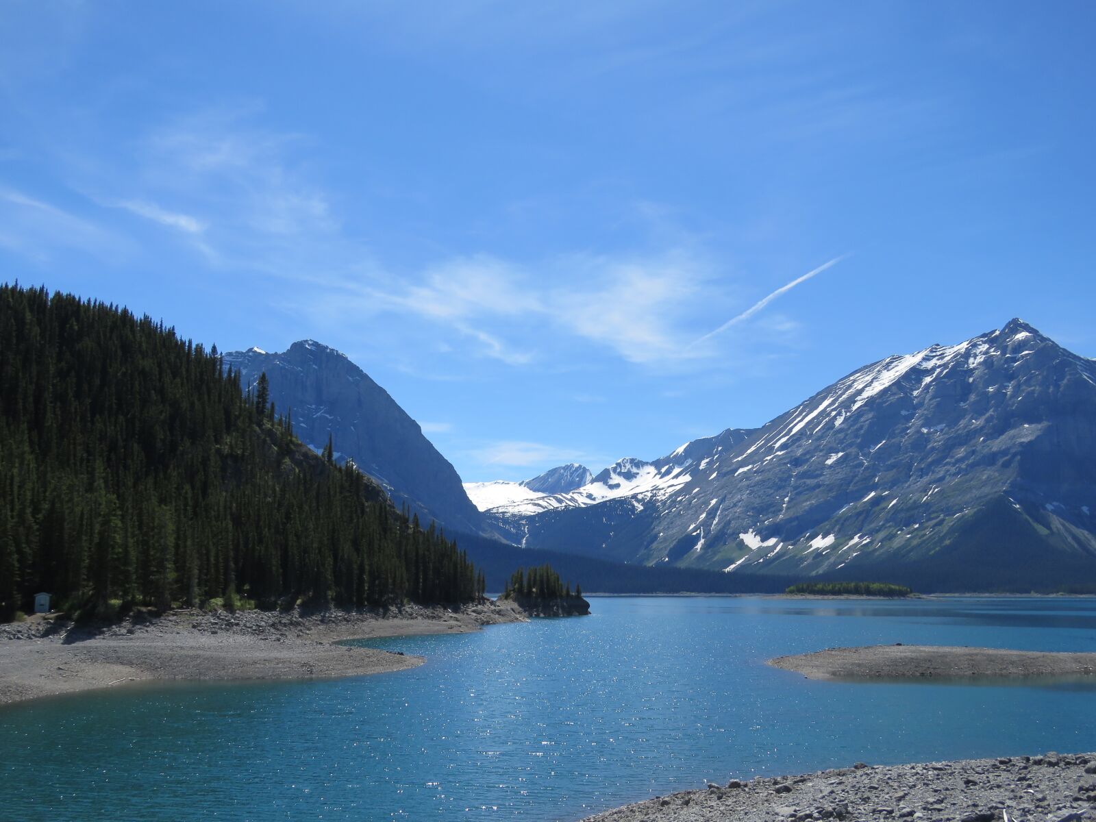 Canon PowerShot SX60 HS sample photo. Upper kananaskis lake, rocky photography
