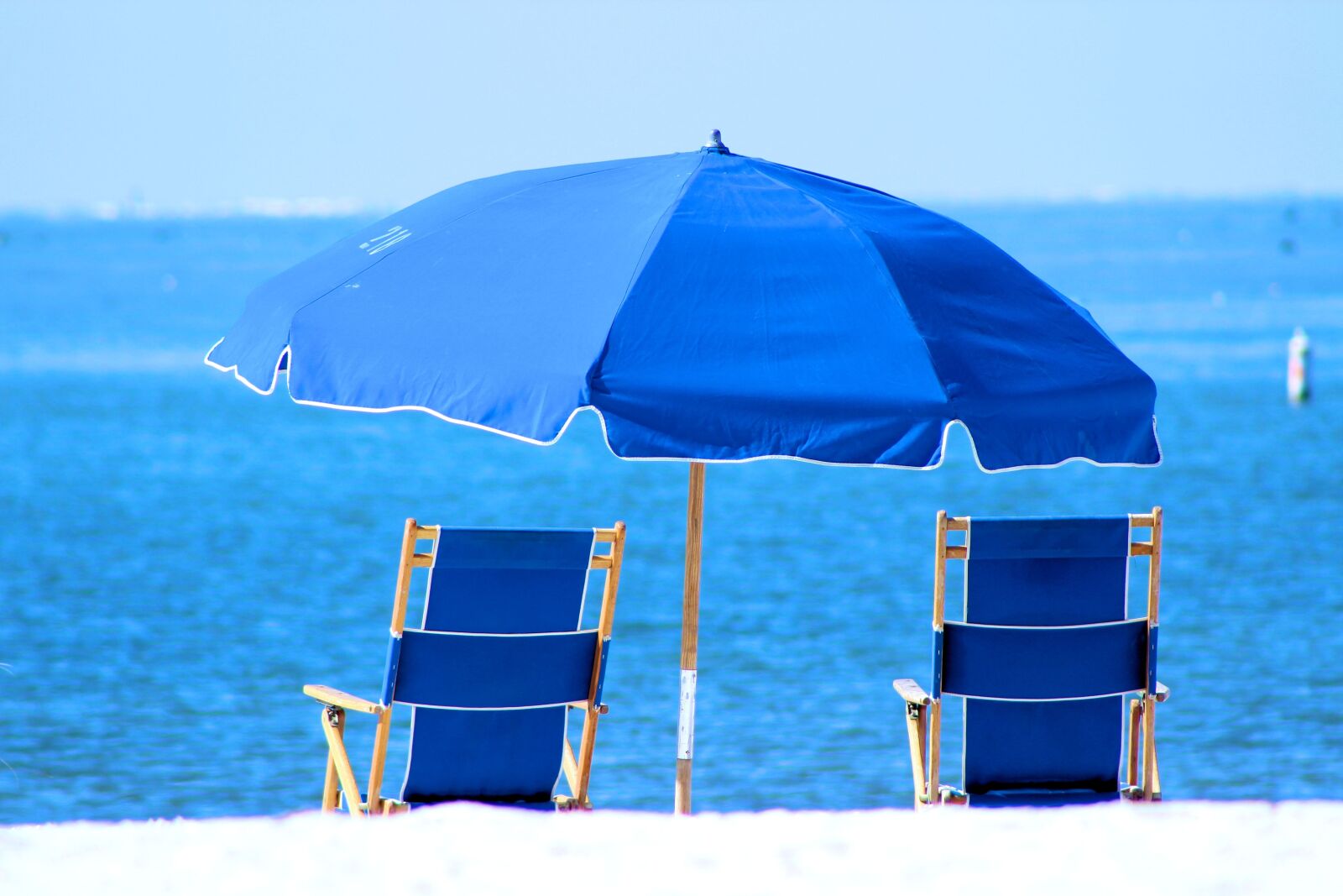 Canon EF 75-300mm f/4-5.6 sample photo. White sand, blue water photography