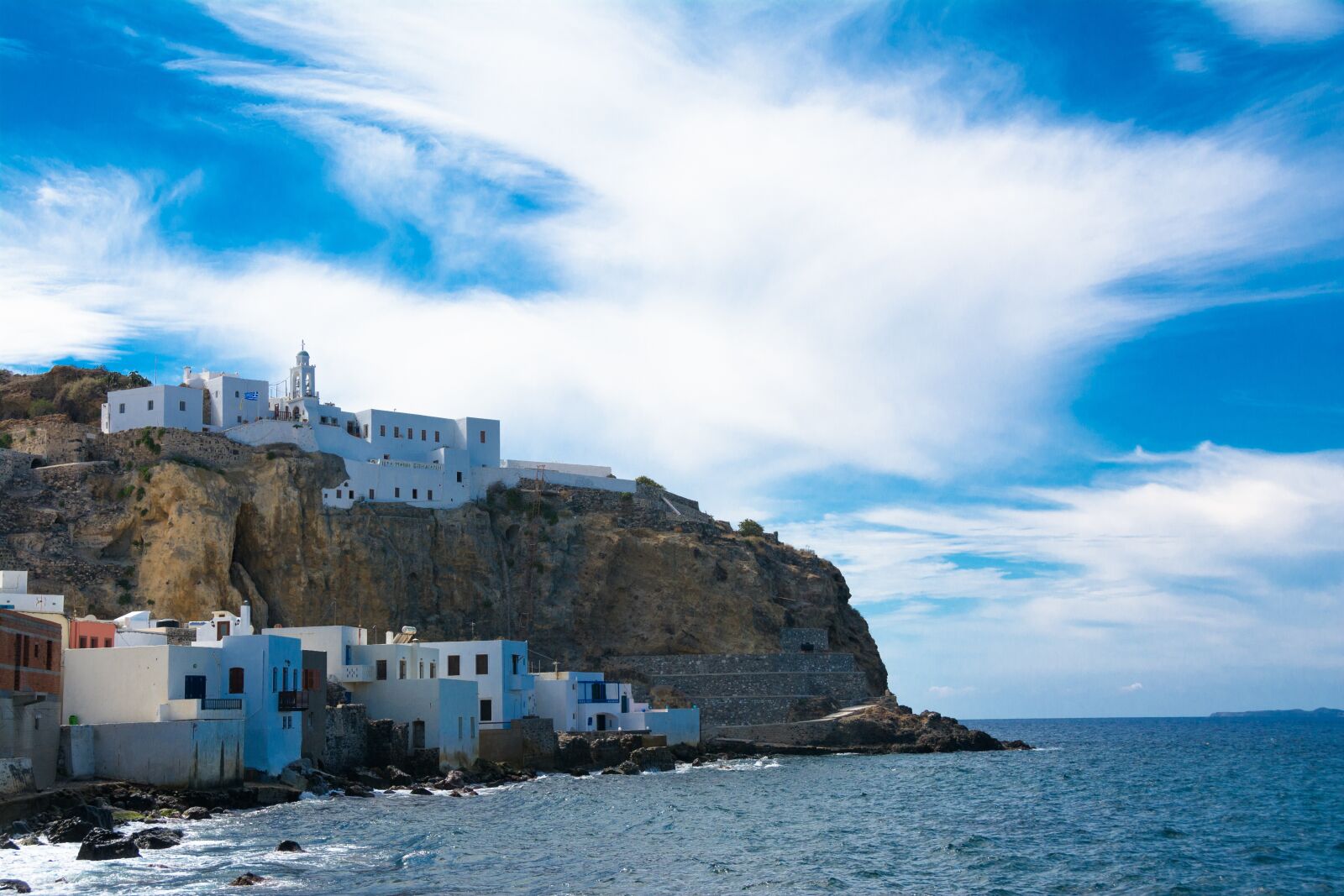 Nikon D7100 sample photo. Nisyros, mandraki, the sun photography