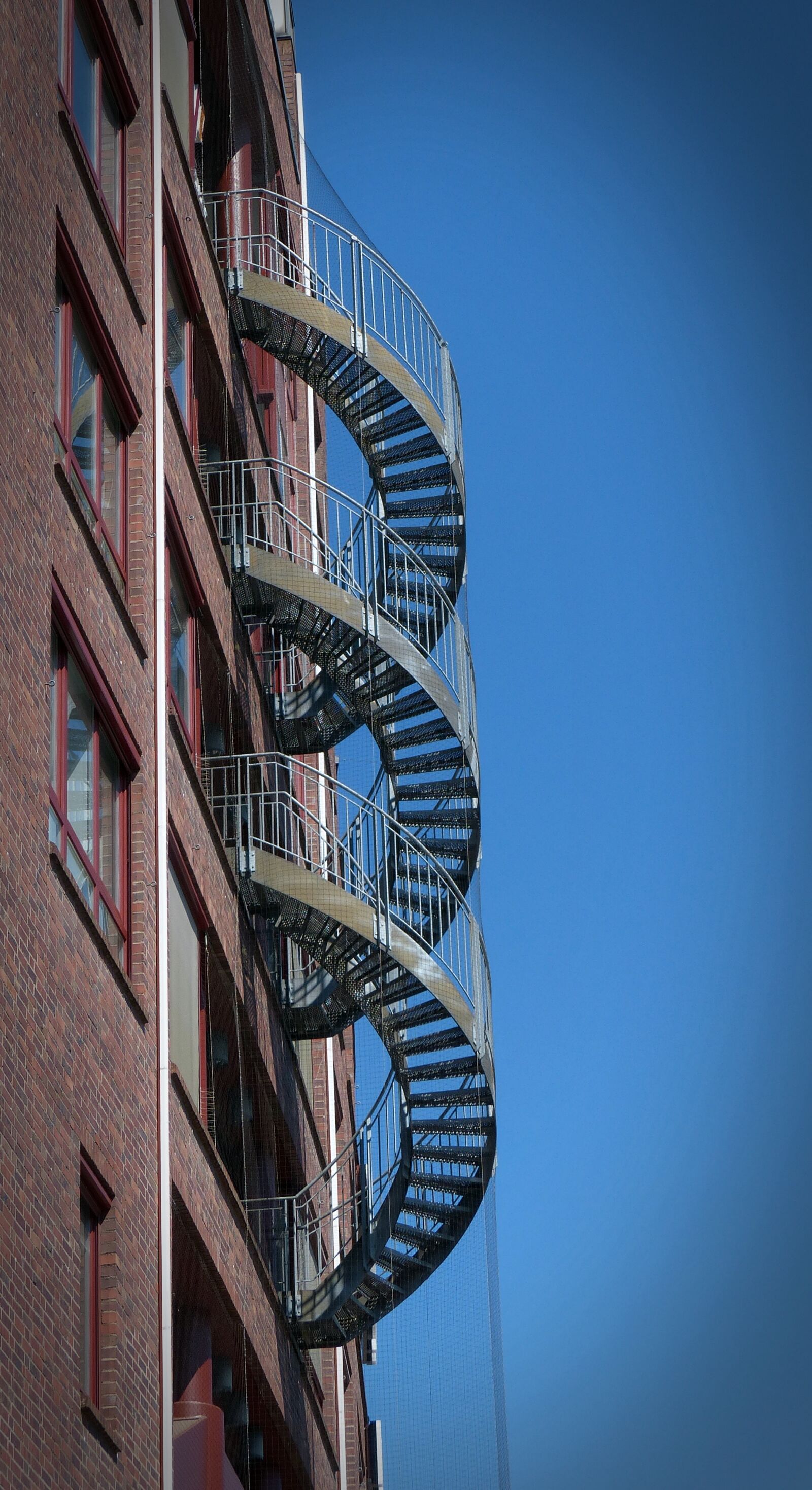 Panasonic Lumix DMC-FZ200 sample photo. Stairs, escape route, staircase photography
