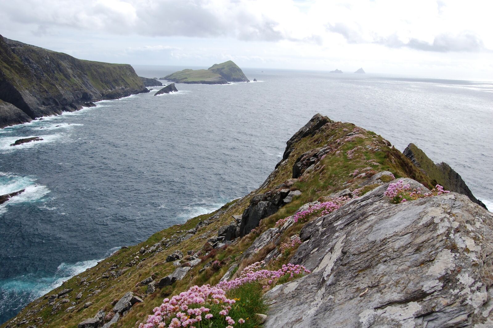 Nikon D40 sample photo. The cliffs, kerry, ireland photography