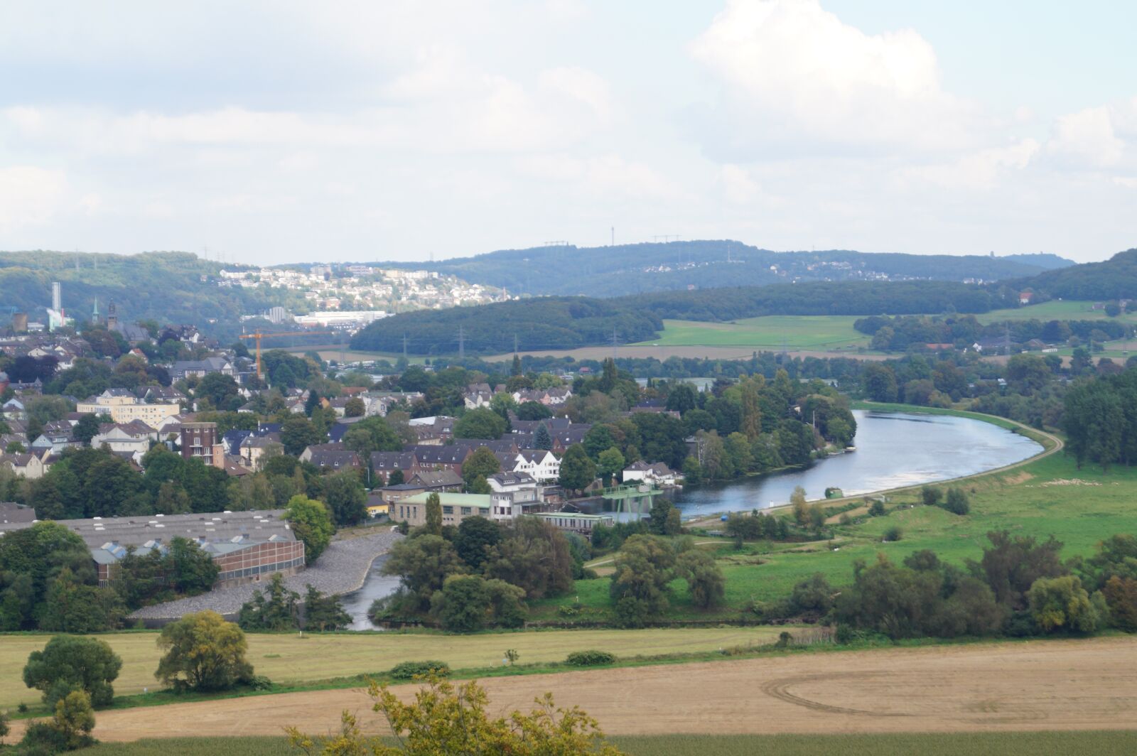 Sony DT 18-55mm F3.5-5.6 SAM II sample photo. Ruhr, river, landscape photography
