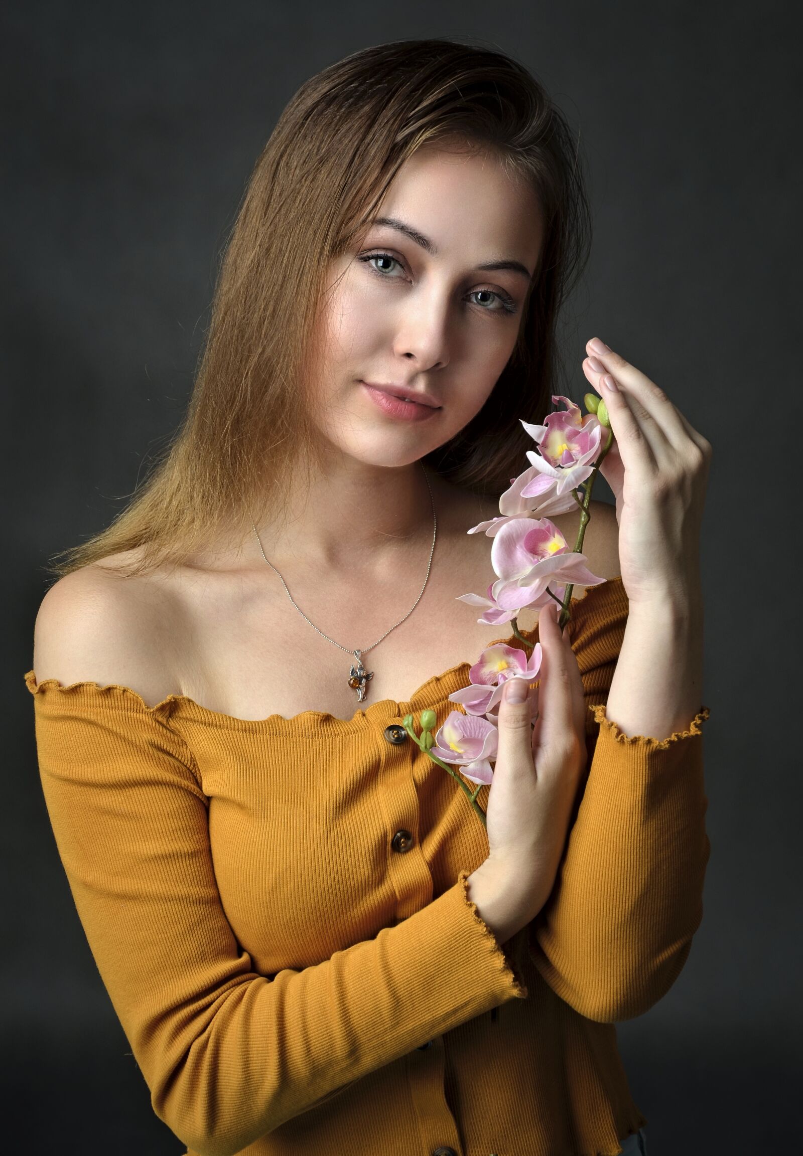 Nikon D7000 sample photo. Girl, flower, beauty photography