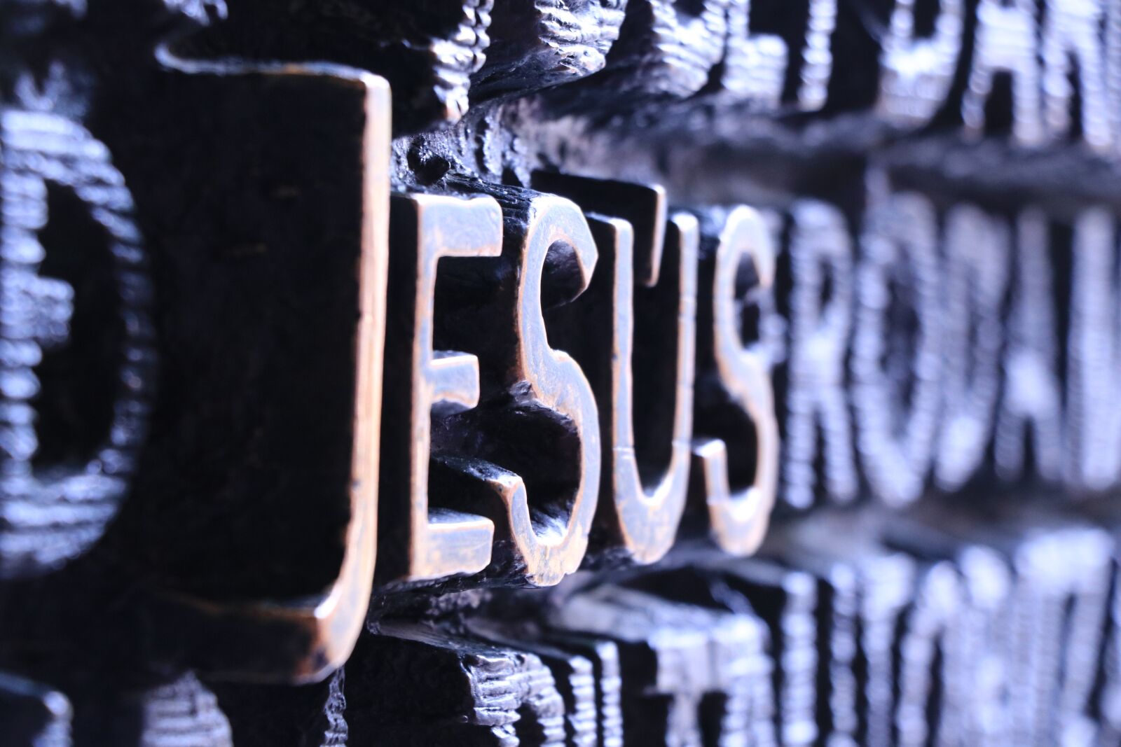 Canon EOS 80D sample photo. Jesus, font, letters photography