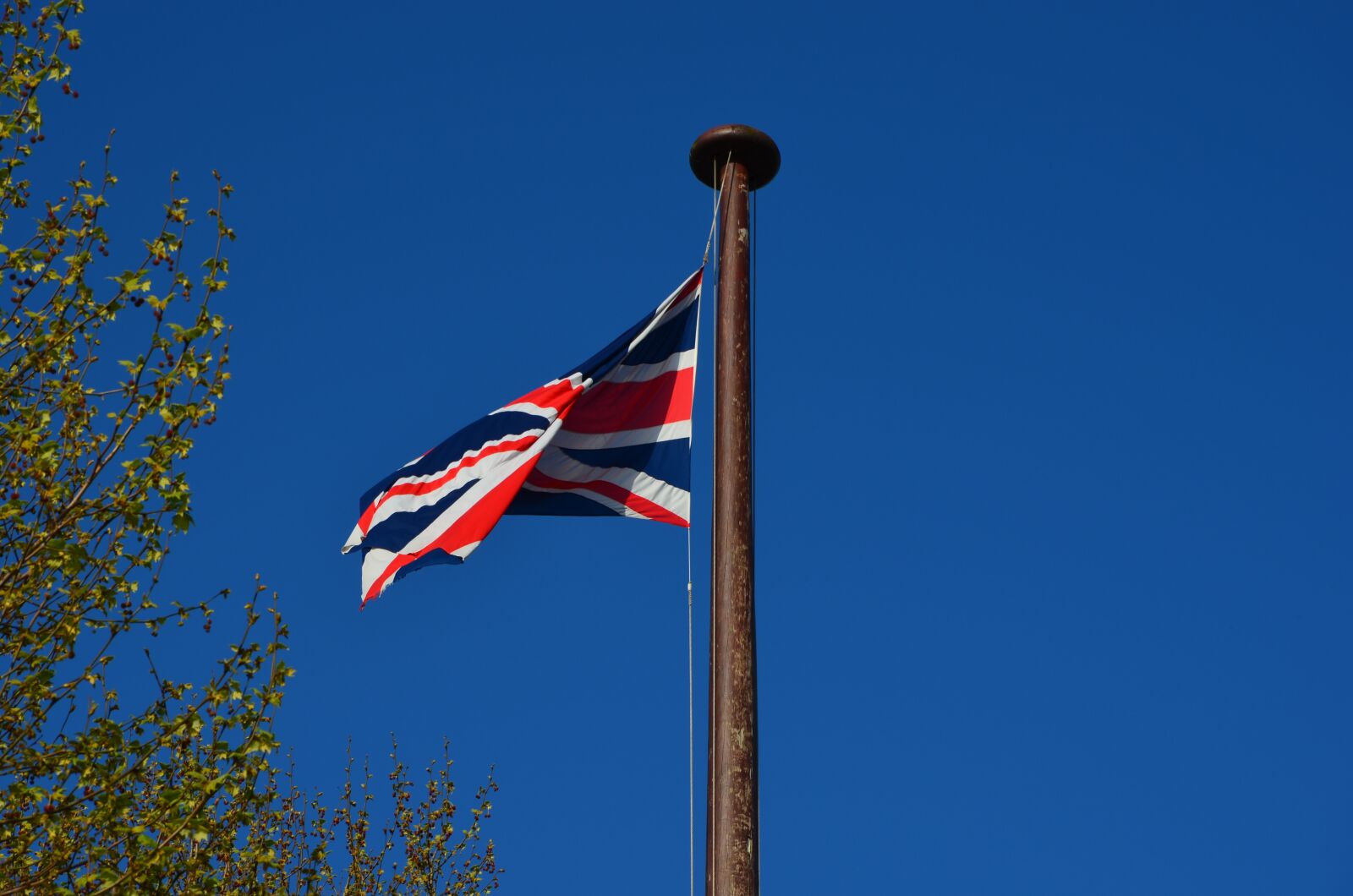 Nikon D5100 sample photo. Flag, london, england photography