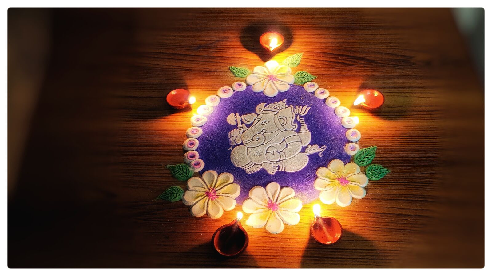 Xiaomi Redmi Note 7 Pro sample photo. Rangoli, flower rangoli, kolam photography