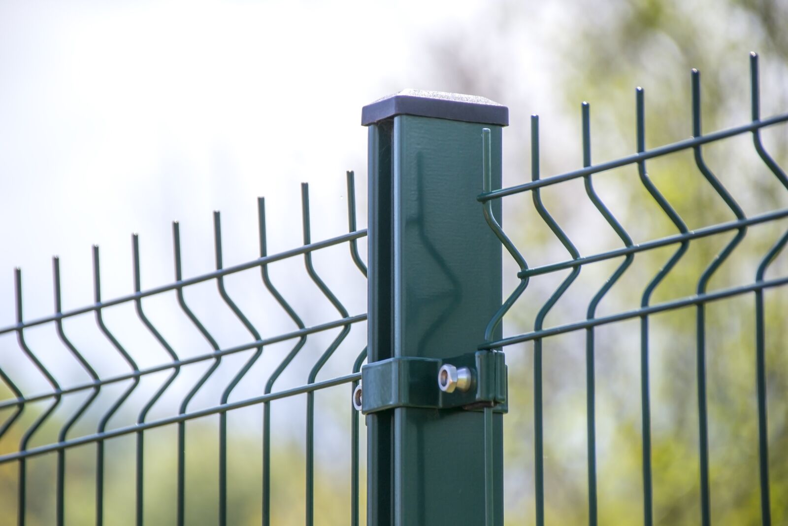 Nikon D3100 sample photo. Industrial mesh fence, the photography