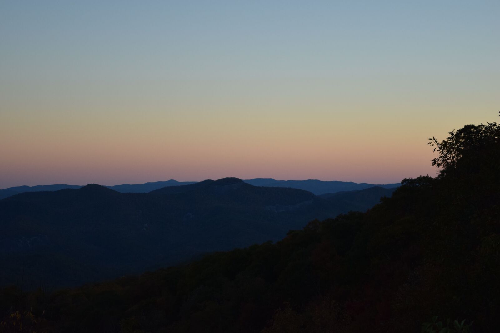 Nikon D5300 sample photo. Sunset, mountains, north carolina photography