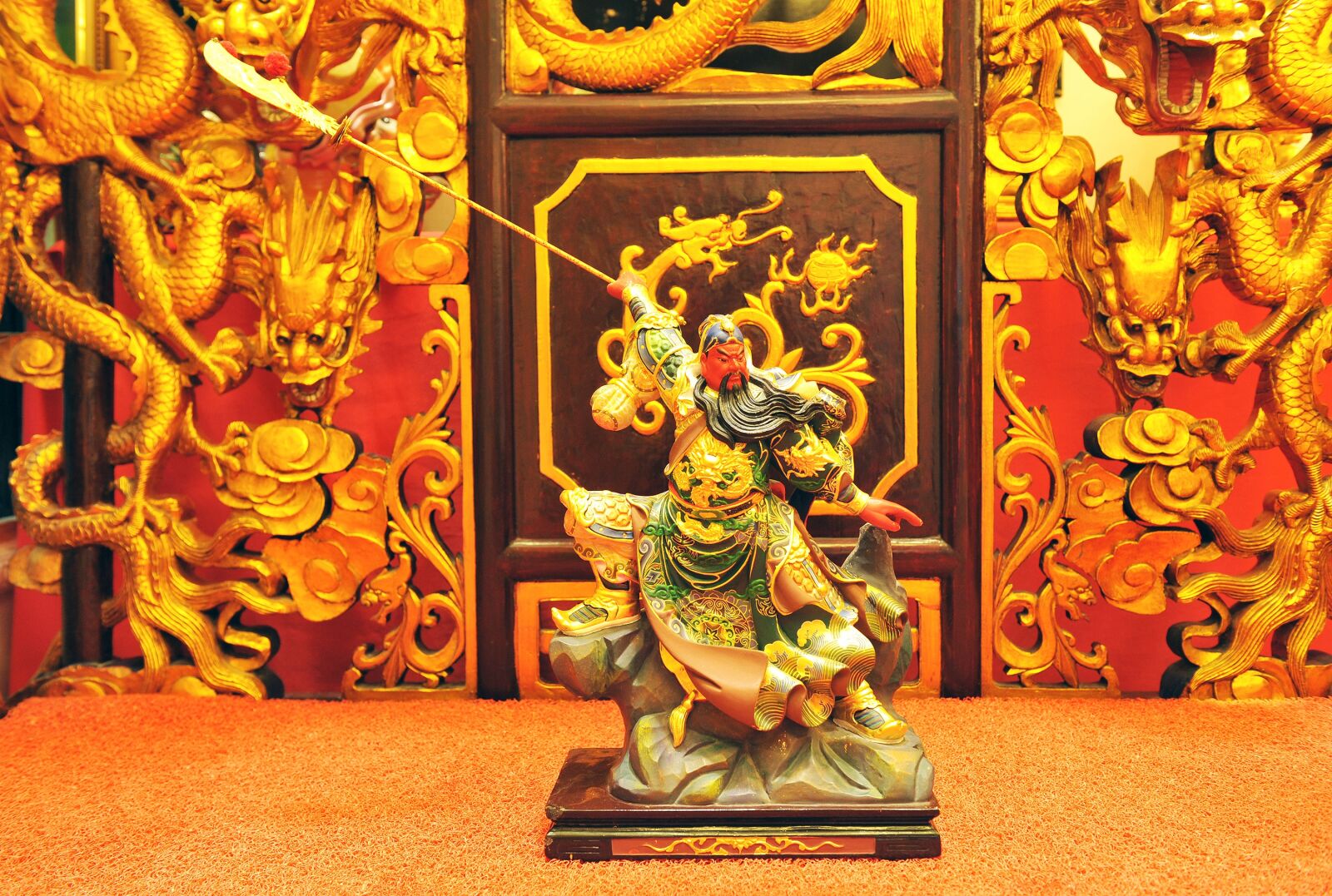 Nikon D3 sample photo. Malaysia, sculpture, guan gong photography