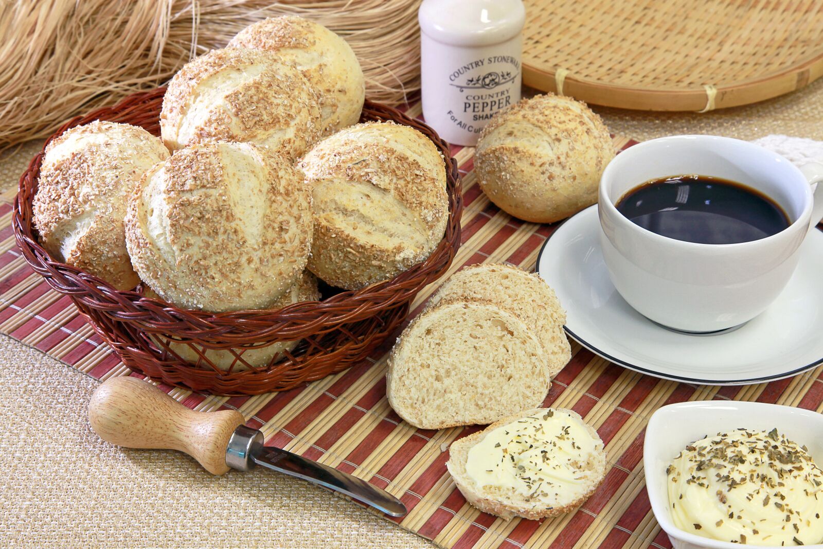 Canon EOS 5D Mark II sample photo. Bread, coffee, the bakery photography