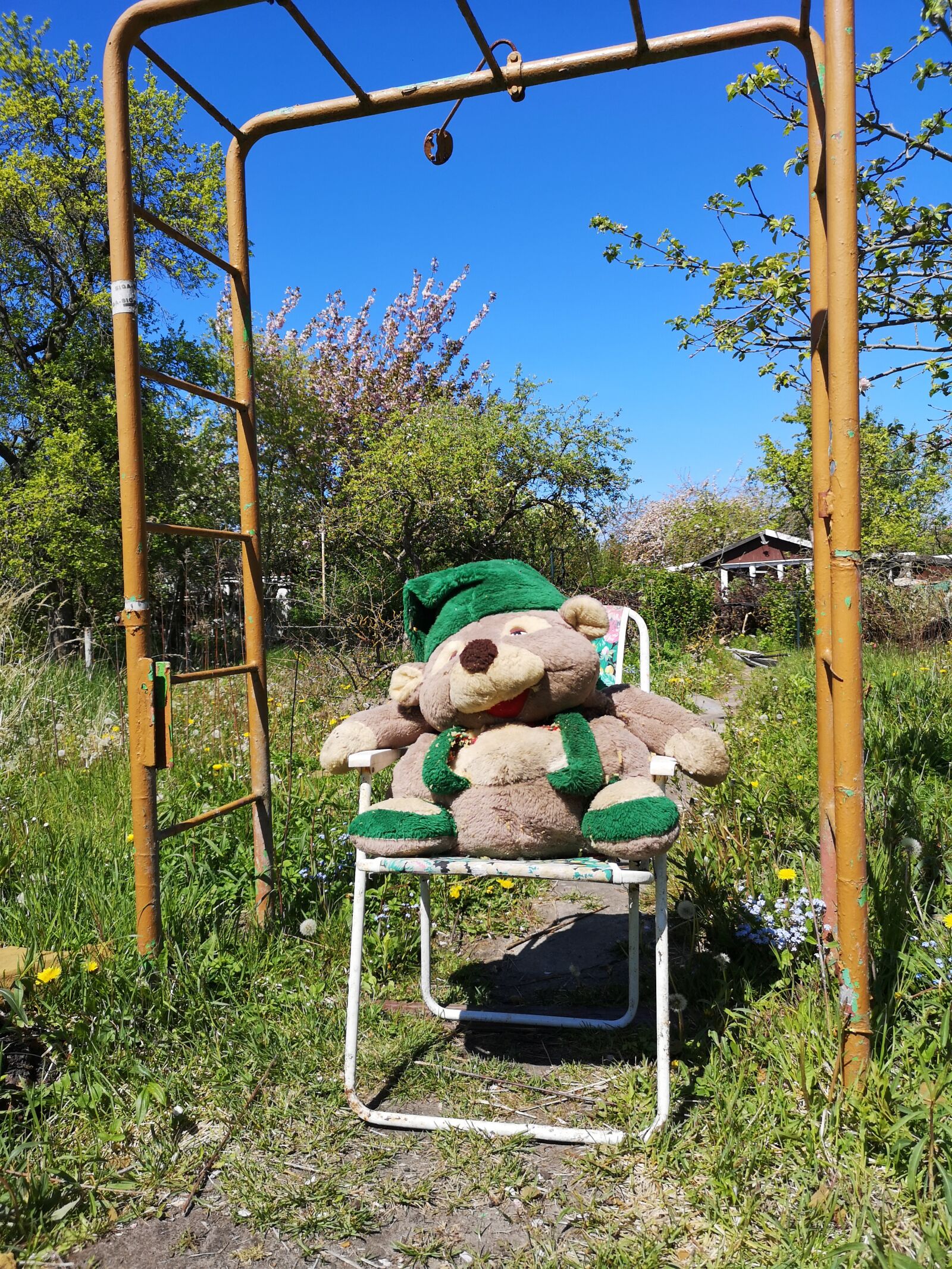 HUAWEI CLT-L29 sample photo. Garten, teddy, lost places photography