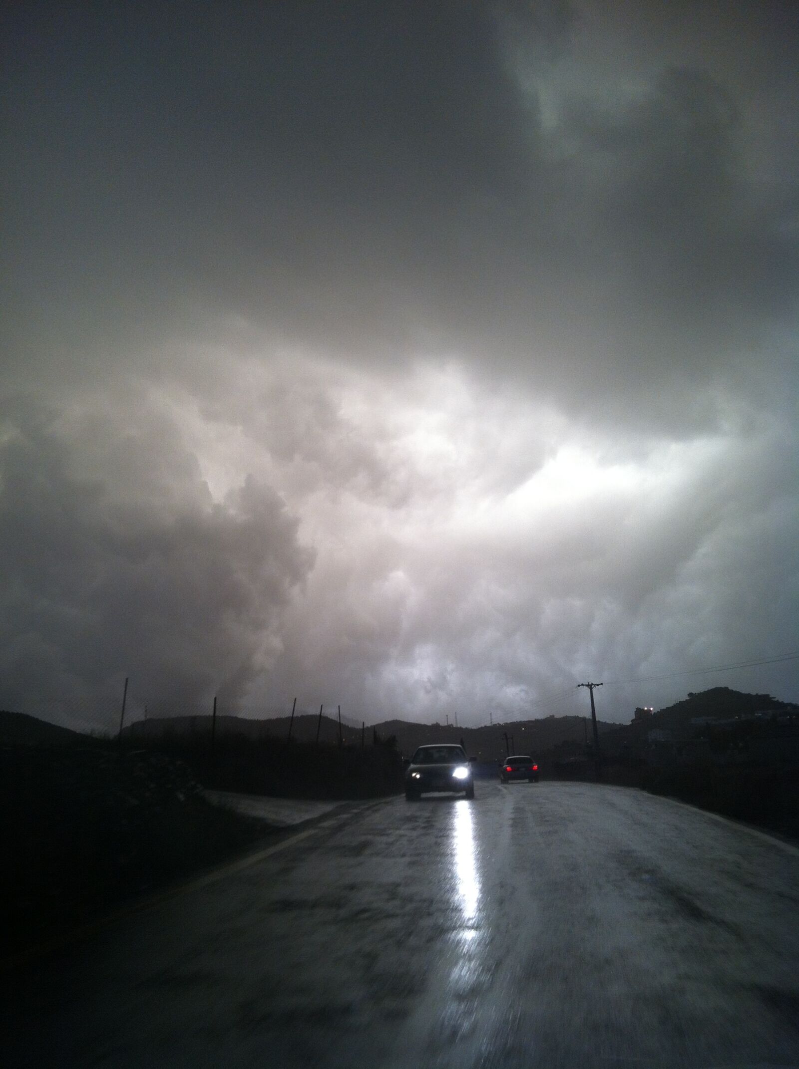 Apple iPhone 4 sample photo. Car, city, cloud, cloudy photography