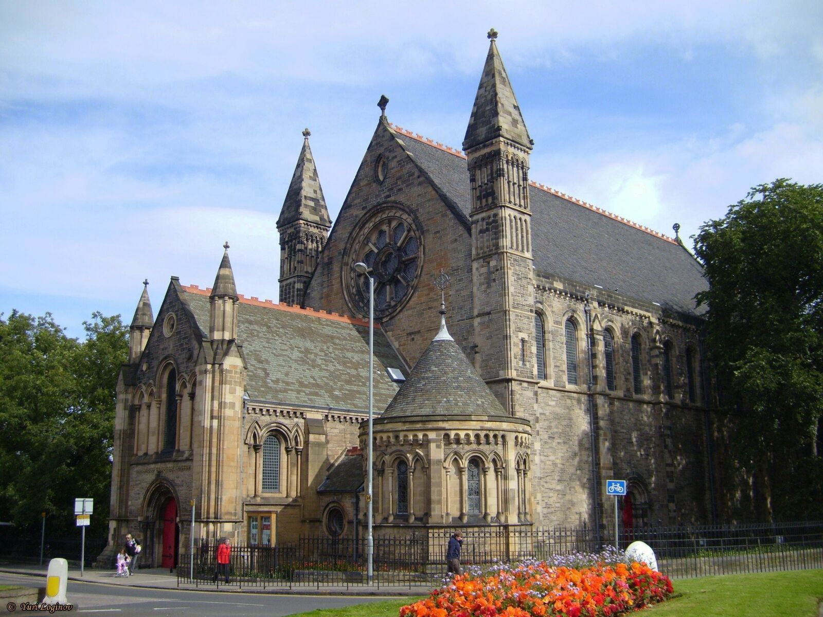 Samsung Digimax S700 / Kenox S700 / Digimax Cyber 730 sample photo. Edinburgh, mansfield, place, church photography