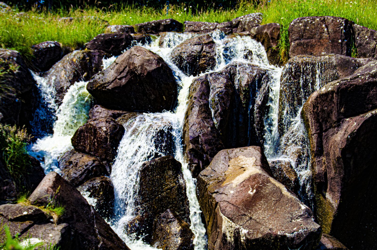Nikon D5100 sample photo. Nature, rocks, waterfall photography