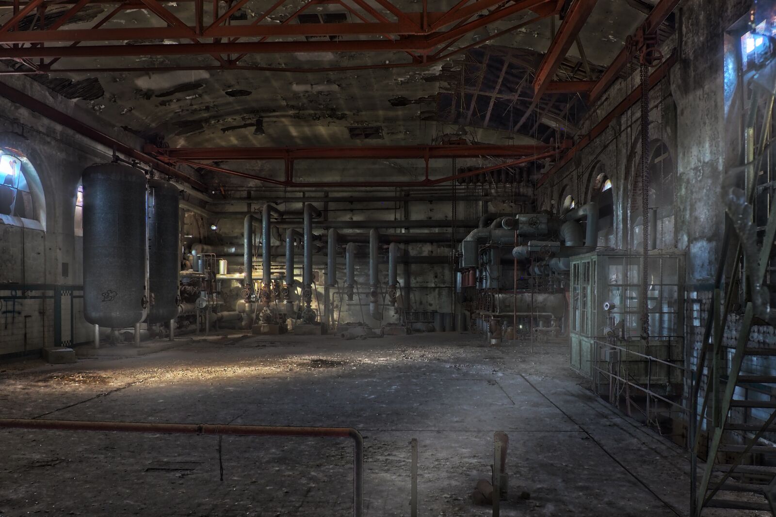 Olympus OM-D E-M10 sample photo. Lost places, factory, pforphoto photography