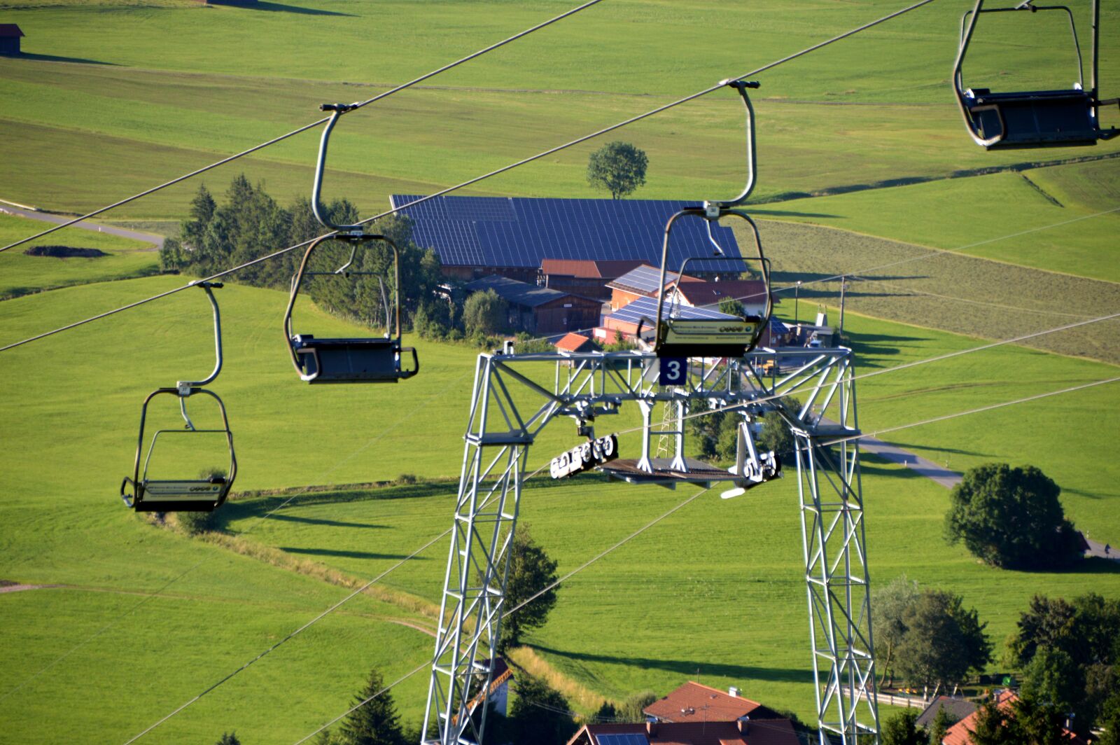 Nikon D3200 sample photo. Ski lift, construction, wheels photography