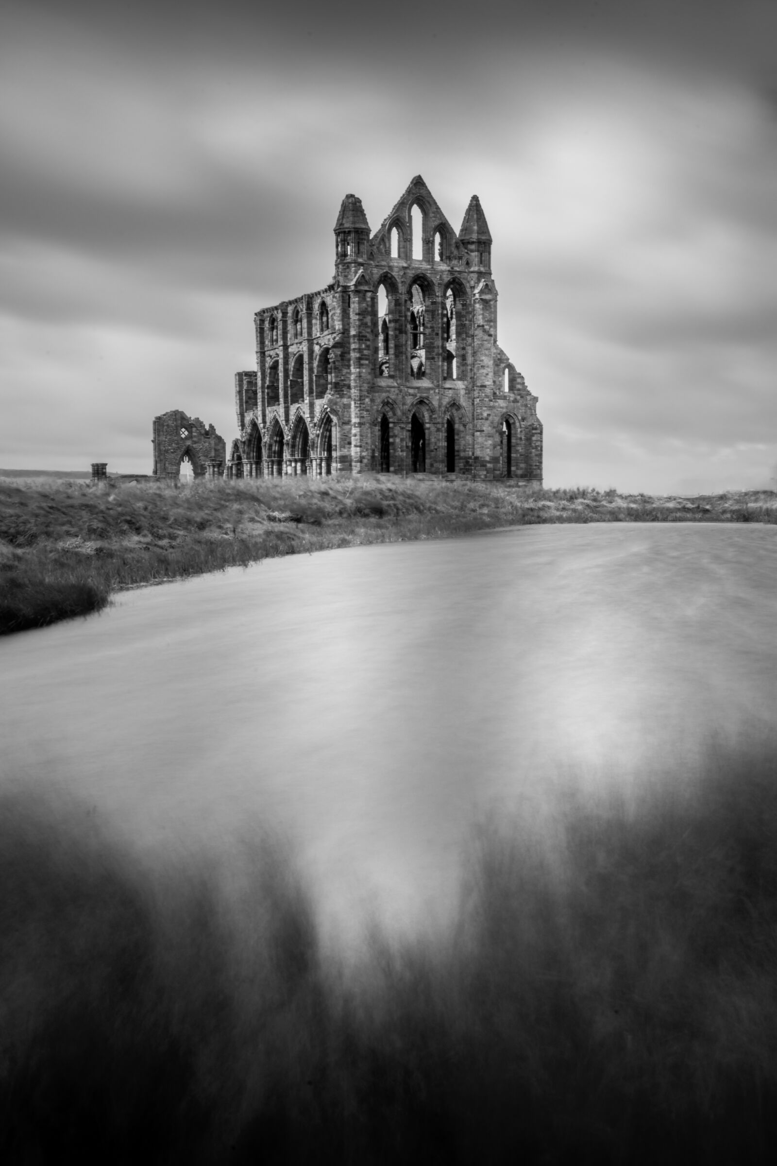 Nikon D7100 sample photo. Whitby abbey, dracula, moody photography