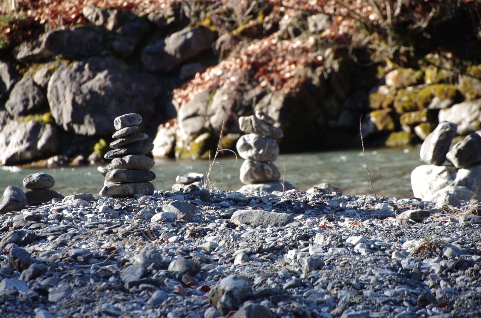 Pentax K-5 IIs sample photo. Hiking, river, stones photography