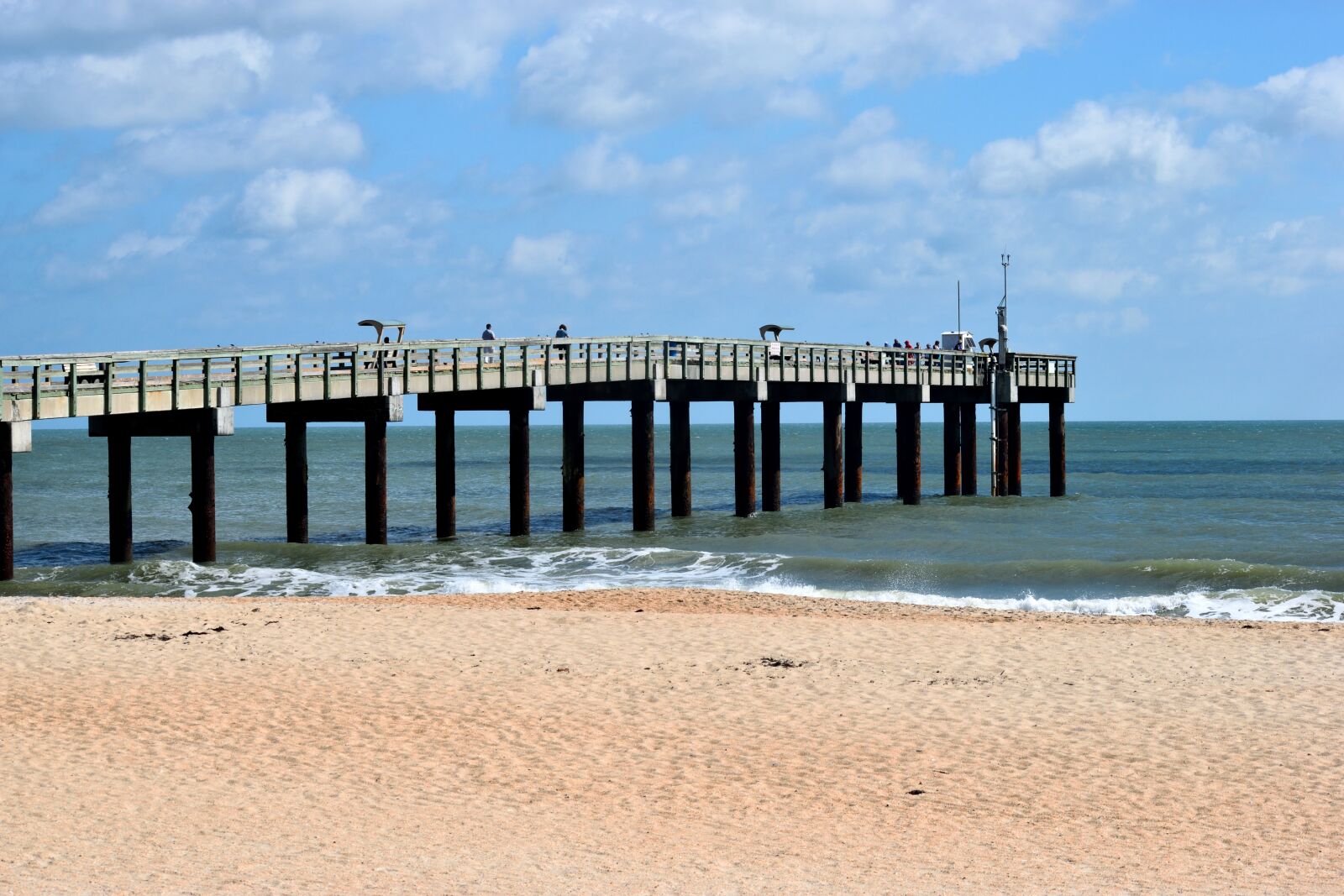 Nikon D3300 sample photo. Fishing pier, ocean, beach photography