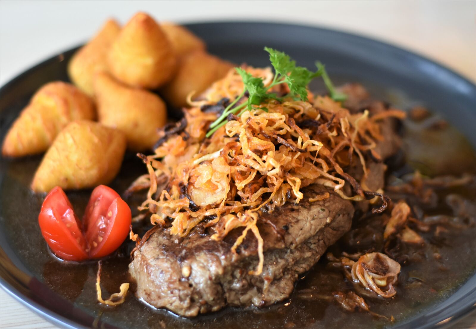 Nikon D7200 sample photo. Steak, beef, meal photography