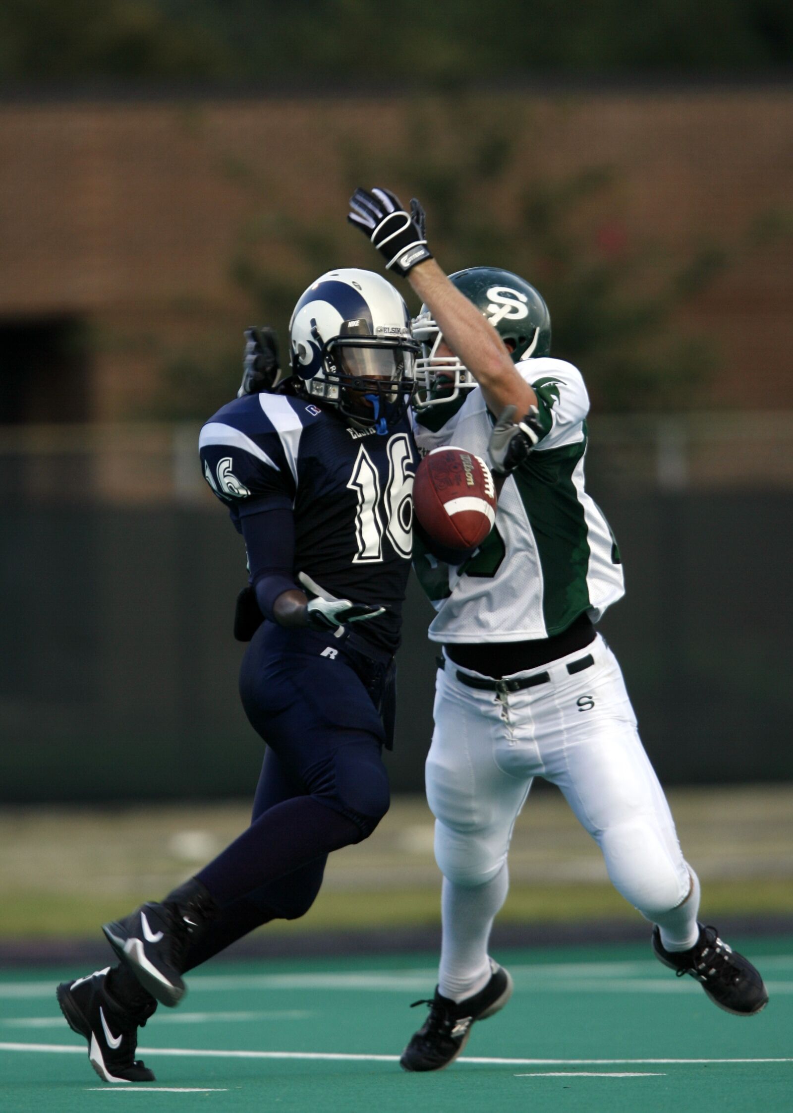 Canon EOS-1D Mark II N sample photo. American football, defense, offense photography