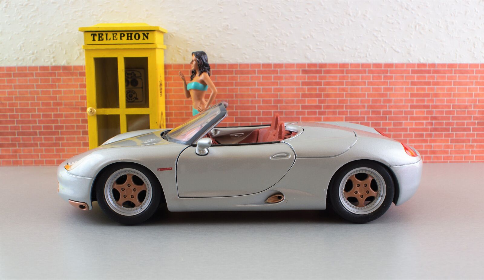 Sony DT 18-70mm F3.5-5.6 sample photo. Model car, porsche, boxster photography