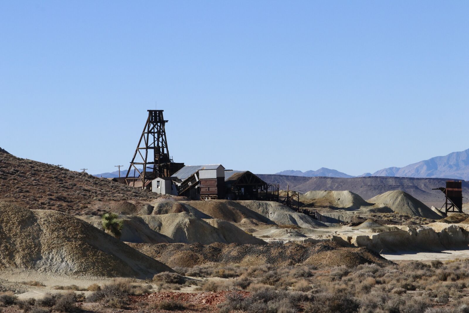 Canon EOS 80D + Canon EF-S 55-250mm F4-5.6 IS STM sample photo. Mine, mining, nevada photography